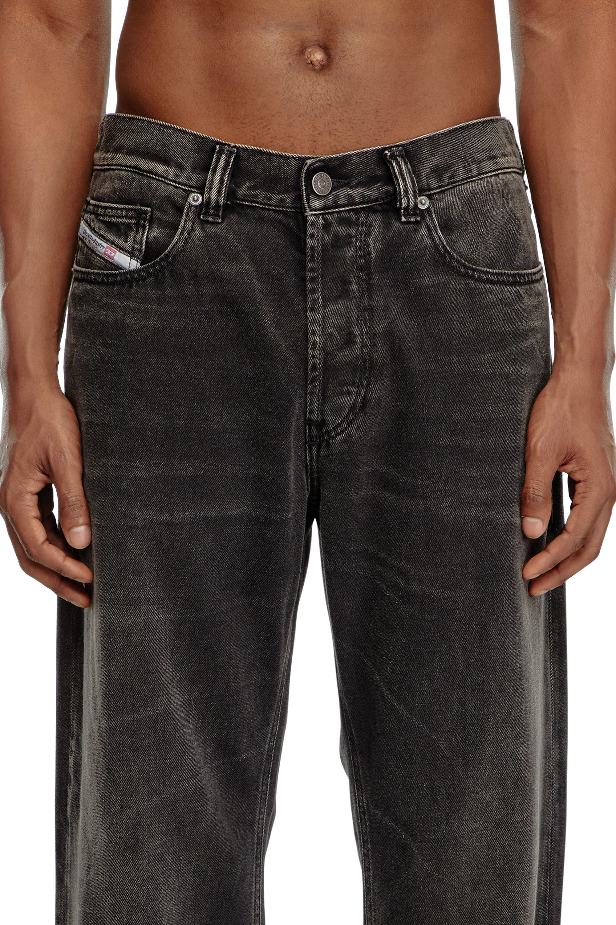 Diesel - Straight Jeans 2010 D-Macs 09J96, Black/Dark grey - Image 5