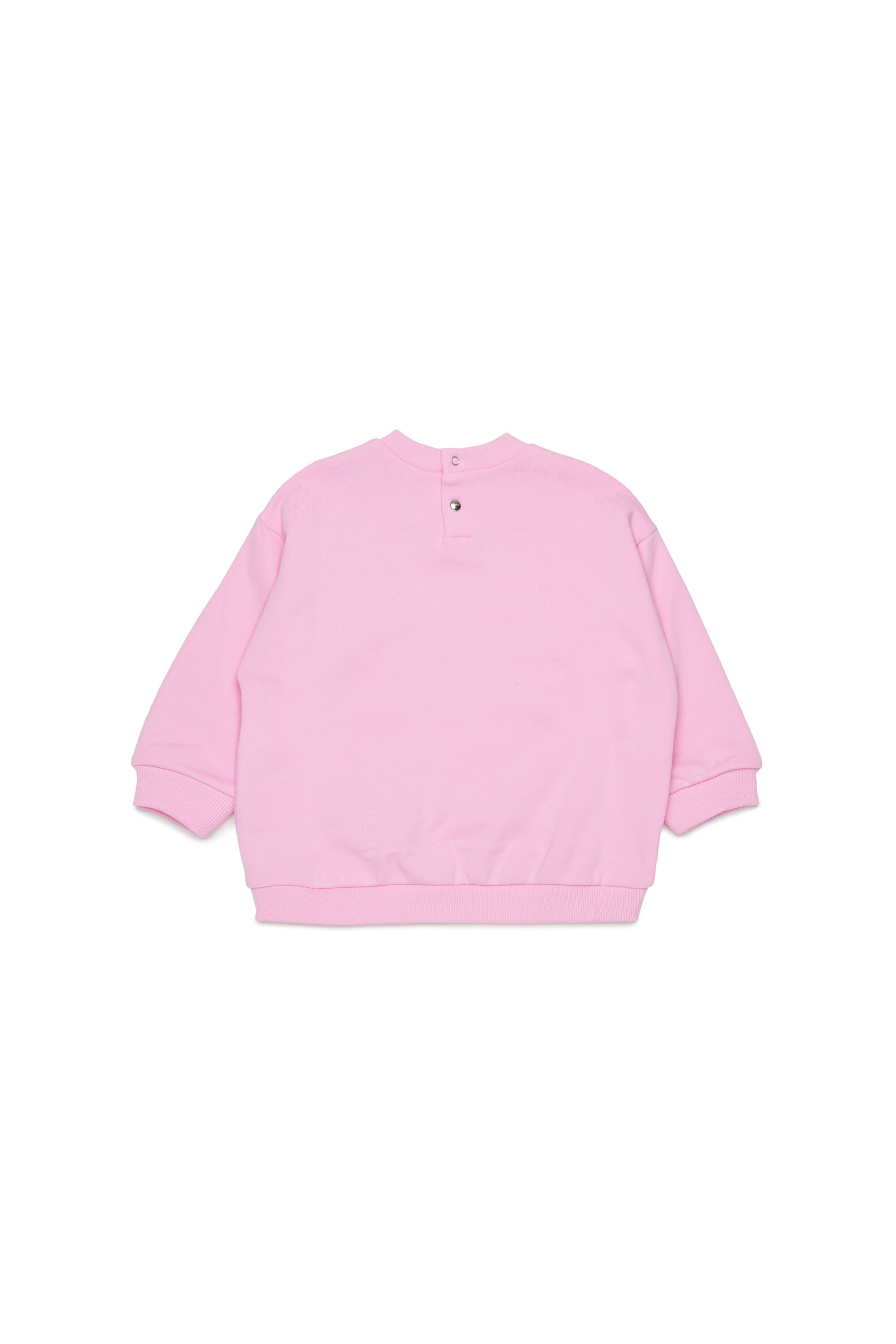 Diesel - SROSEB, Woman's Cotton sweatshirt with rose print in Pink - 2