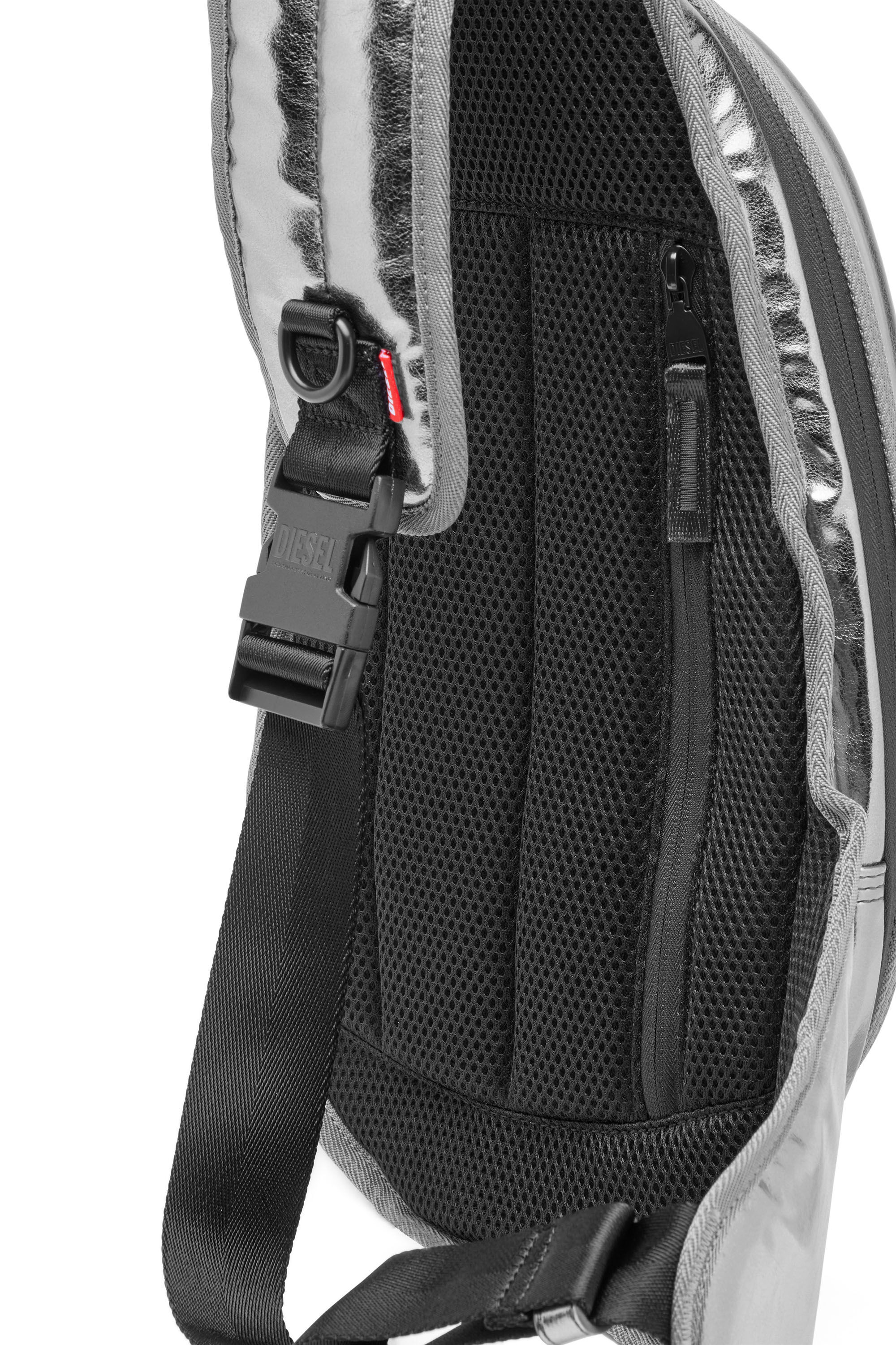 Diesel - 1DR-POD SLING BAG, Silver - Image 2