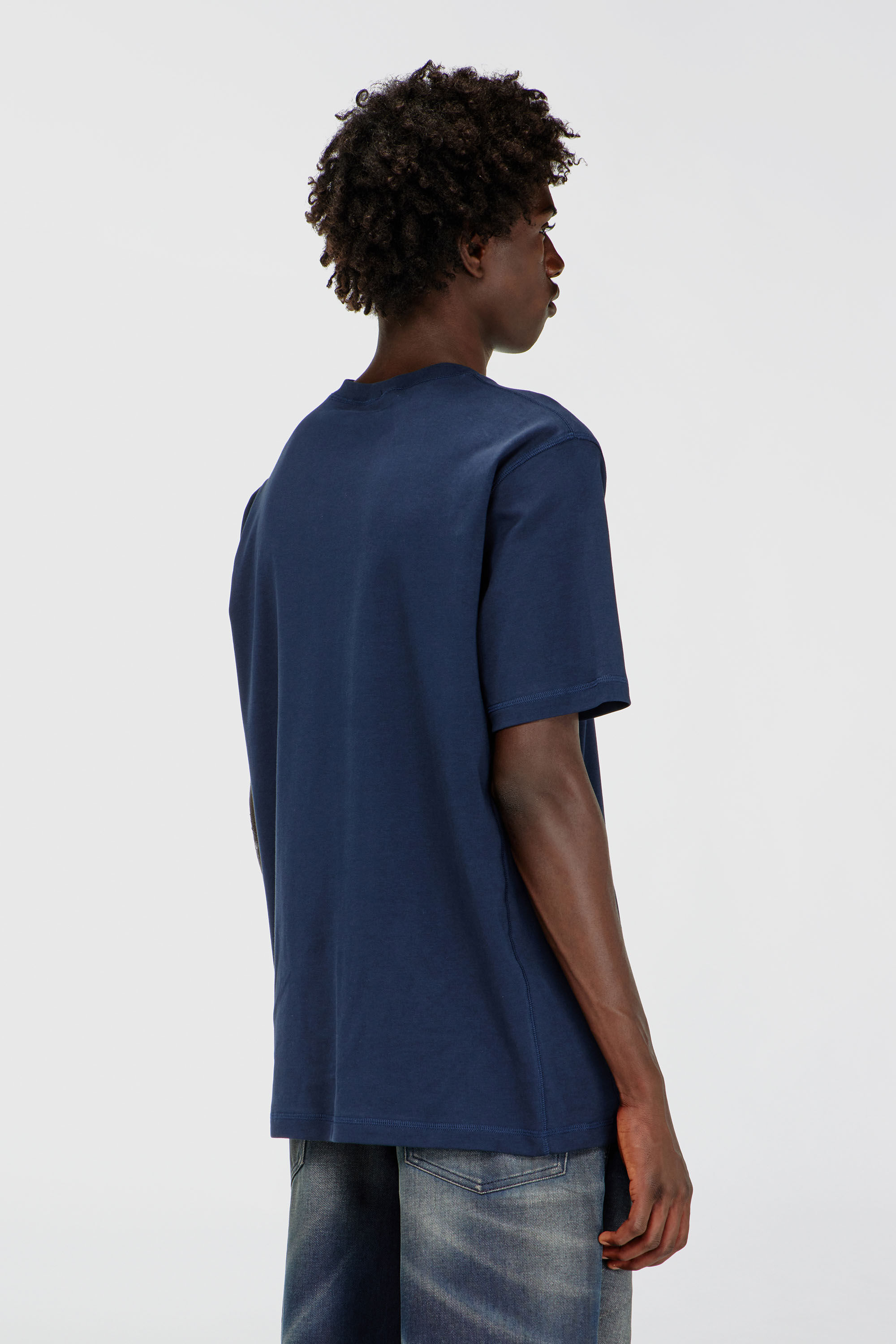Diesel - T-MADJUST-TR, Man's Regular T-shirt with crew neck and Oval D in null - 3