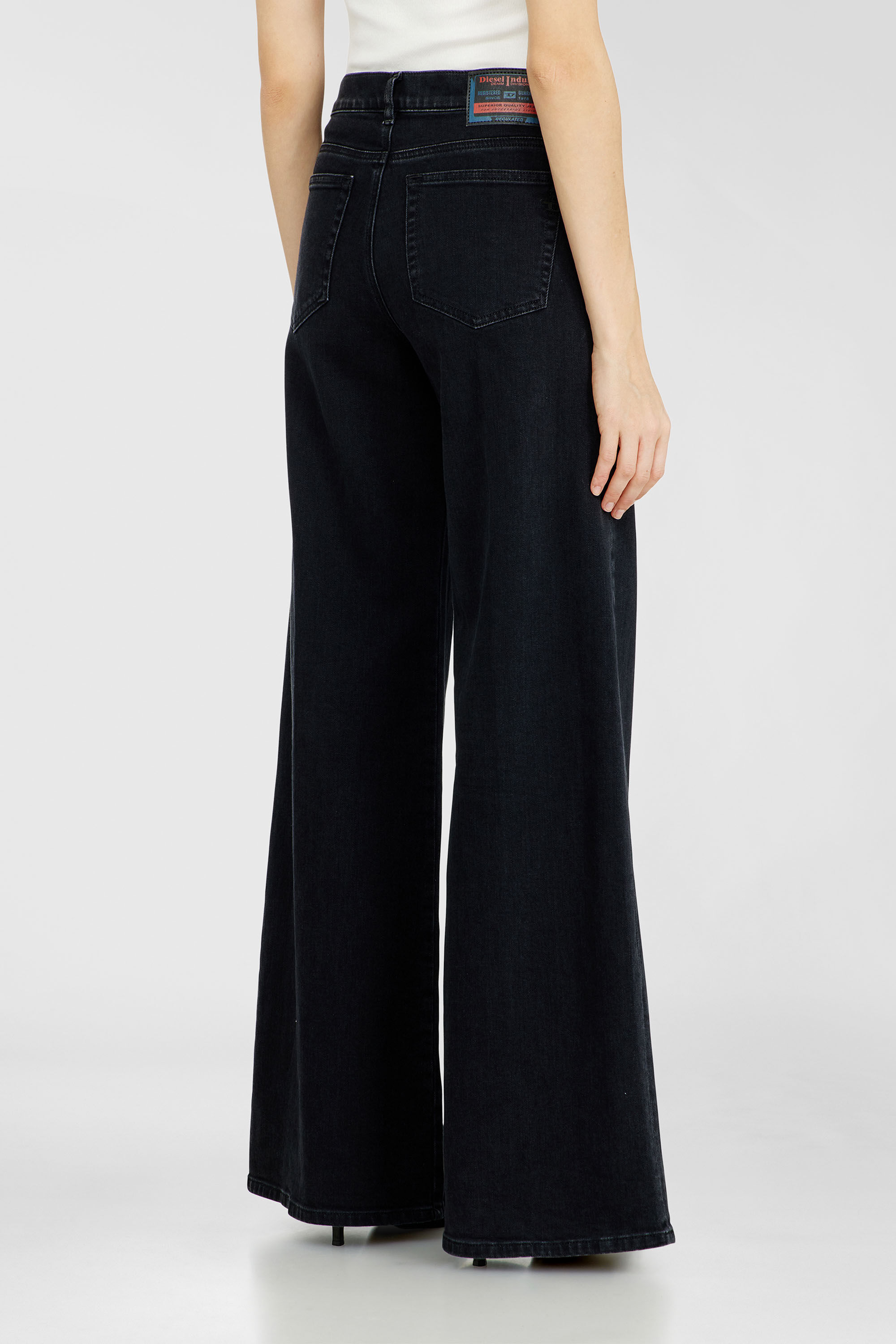Diesel - Woman's Flare Jeans 1978 D-Akemi 09N89, Black/Dark grey - 5