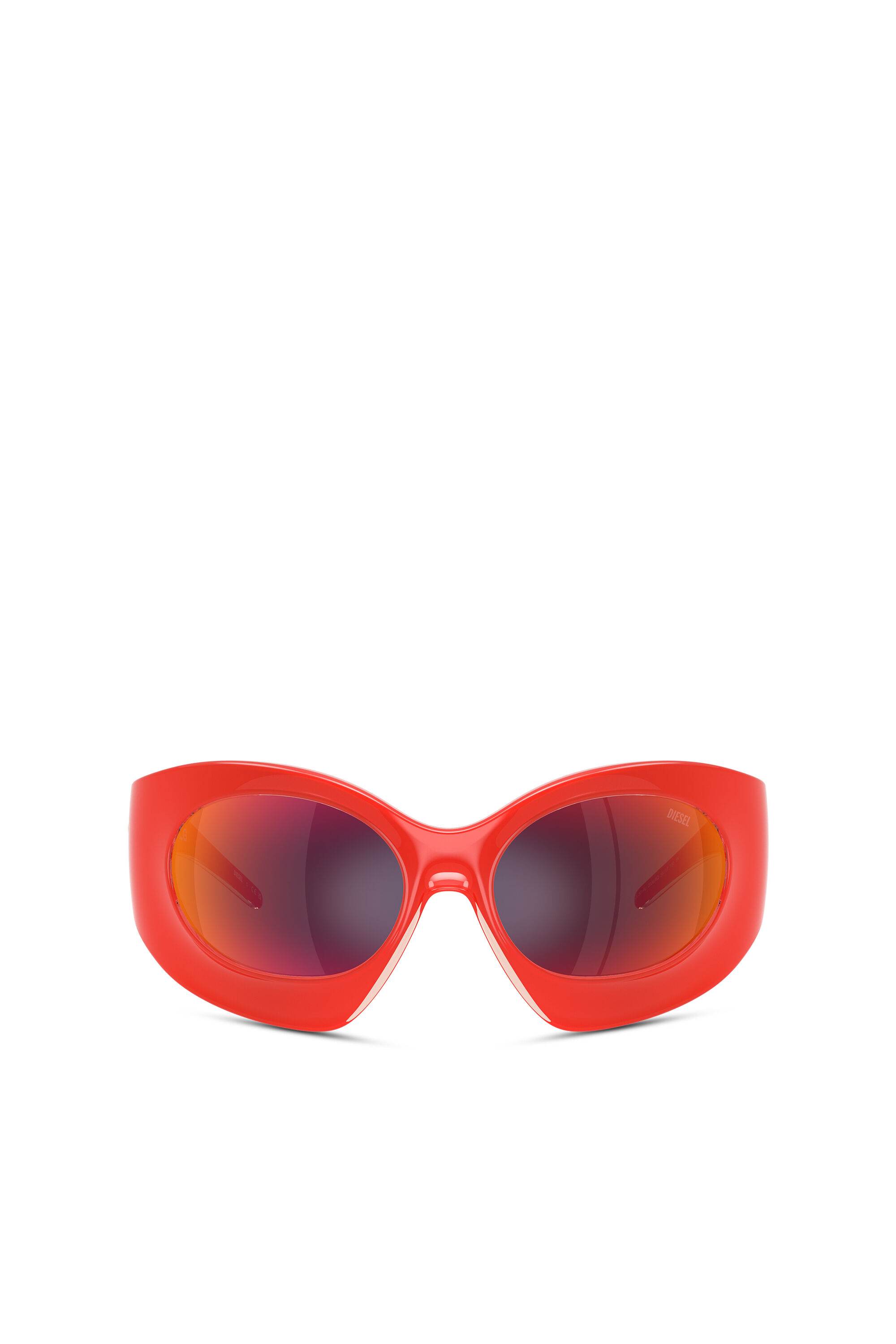 Diesel - 0DL3014U KAROLG, Unisex's Wraparound shape sunglasses in Orange - 1