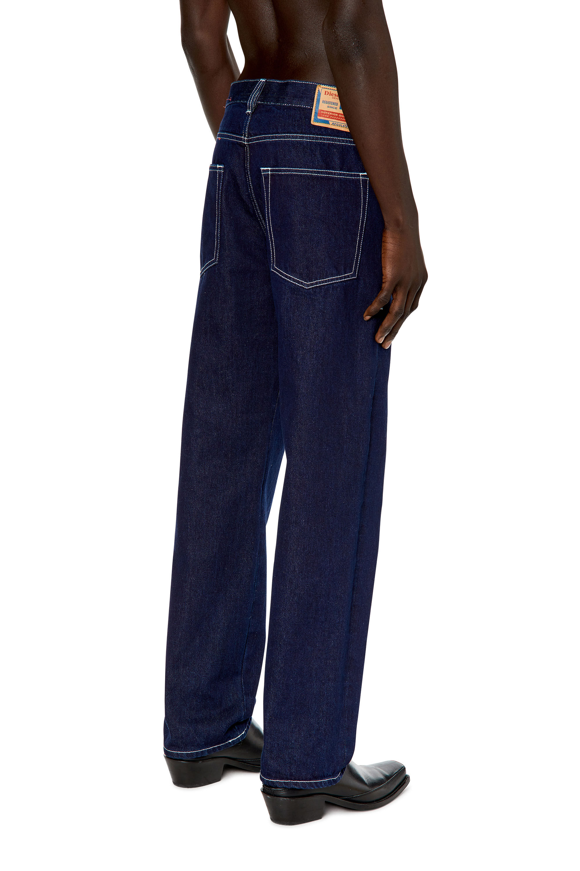 Diesel - Straight Jeans 2010 D-Macs 09F19, Dark Blue - Image 4