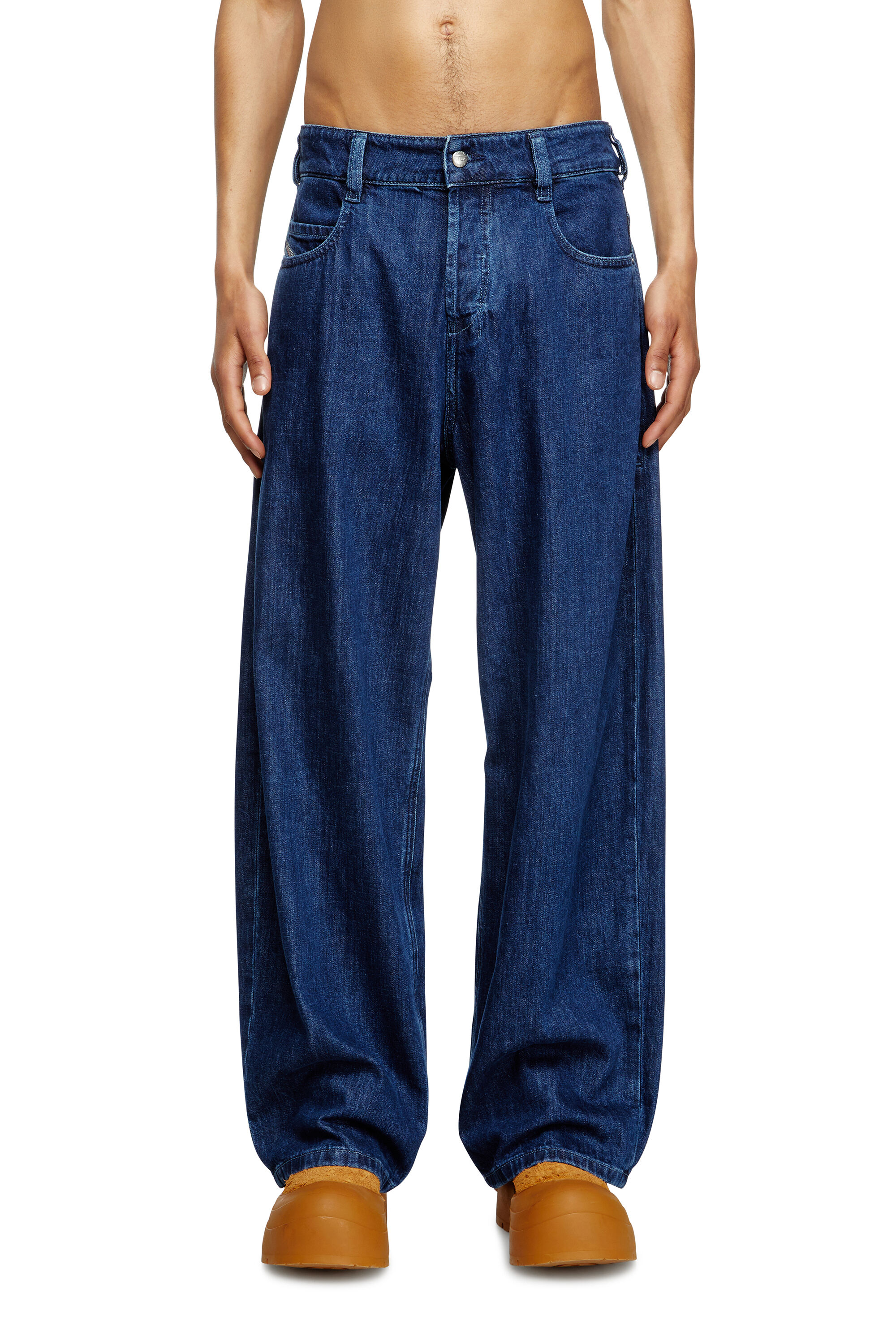 Women's Relaxed Jeans | Dark Blue | Diesel 1997 D-Enim