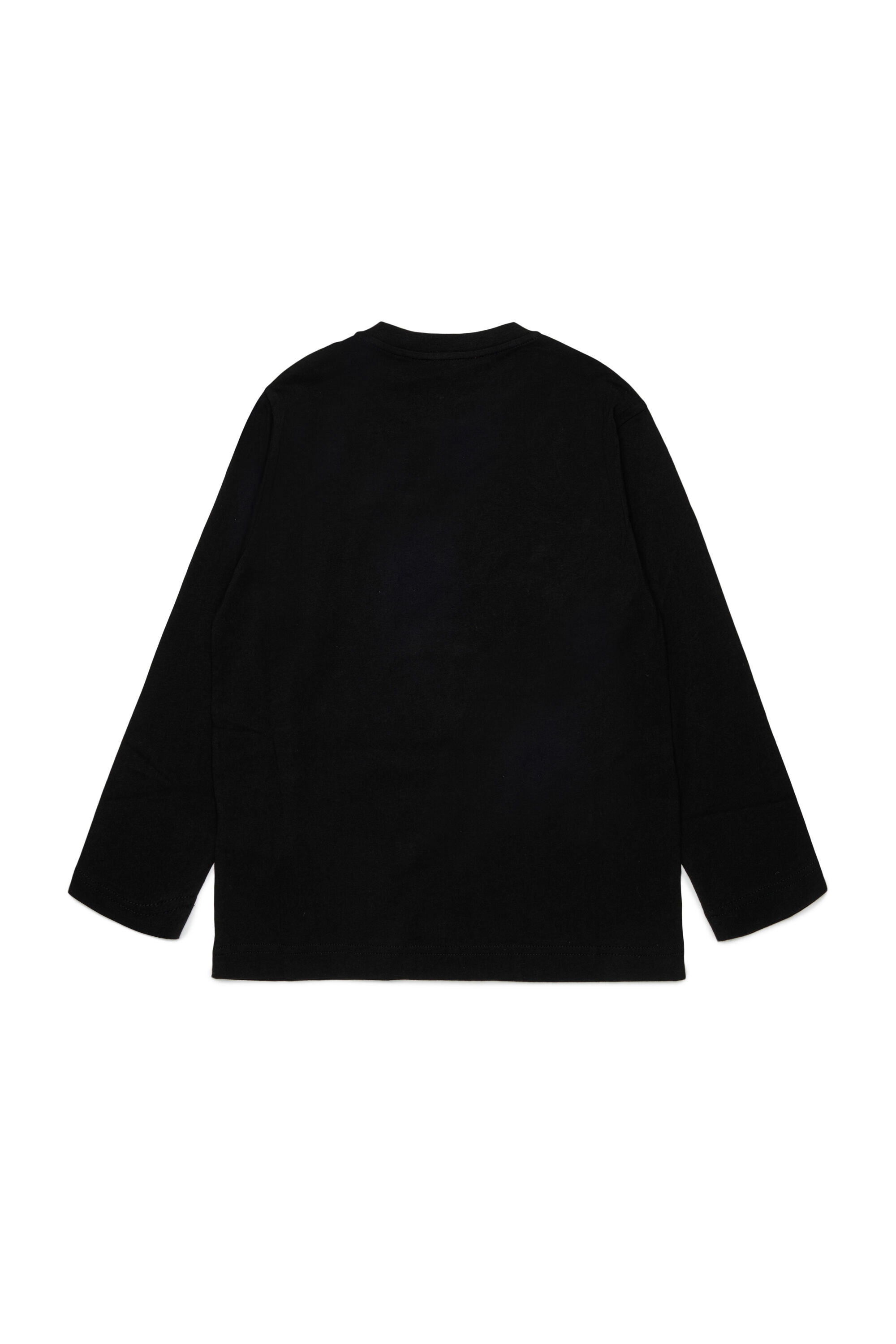 Diesel - TCIRCLELS OVER, Man's Long-sleeve T-shirt with Oval D logo in Black - 2