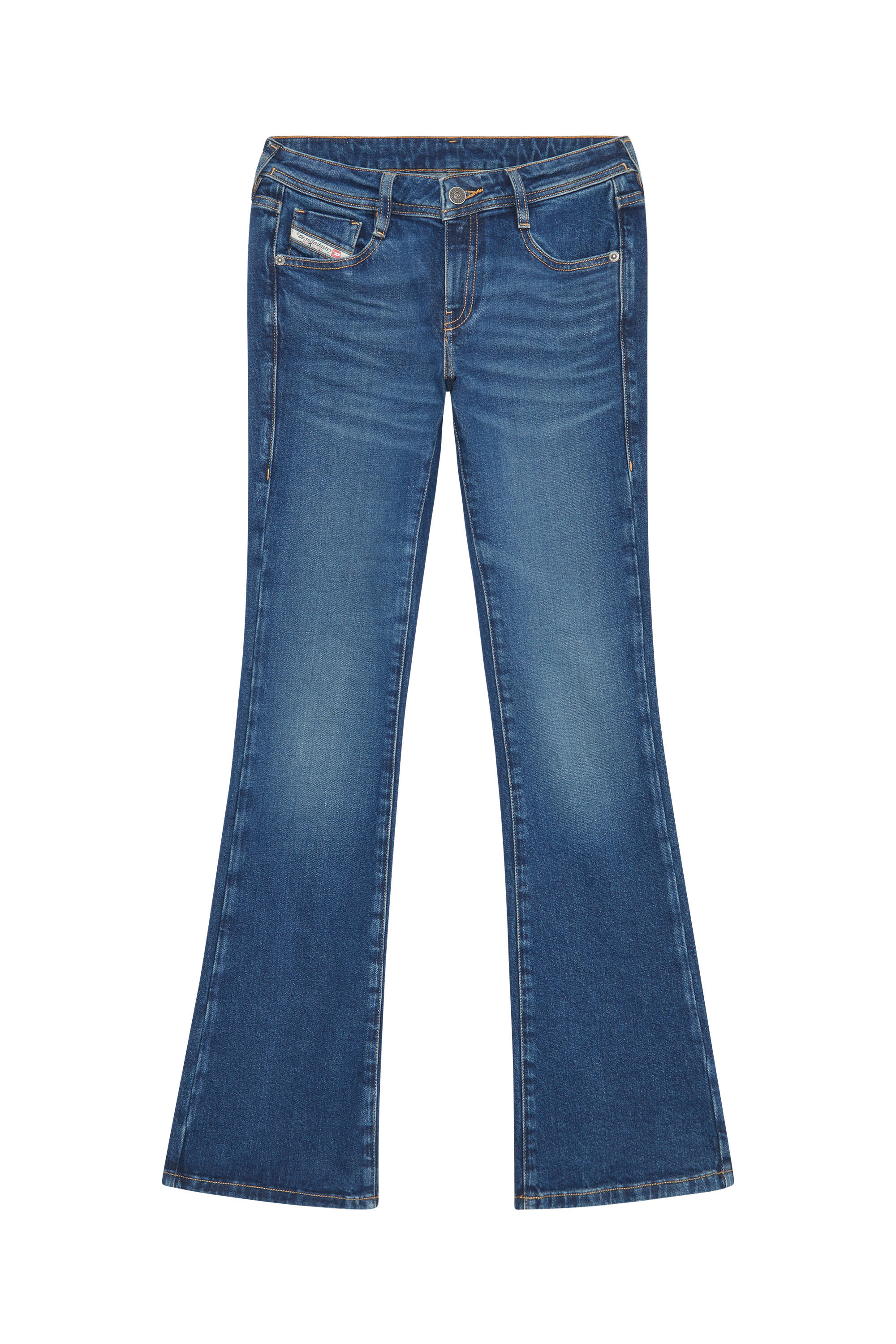 Diesel - 1969 D-Ebbey 0GYCS Bootcut and Flare Jeans, Dark Blue - Image 2