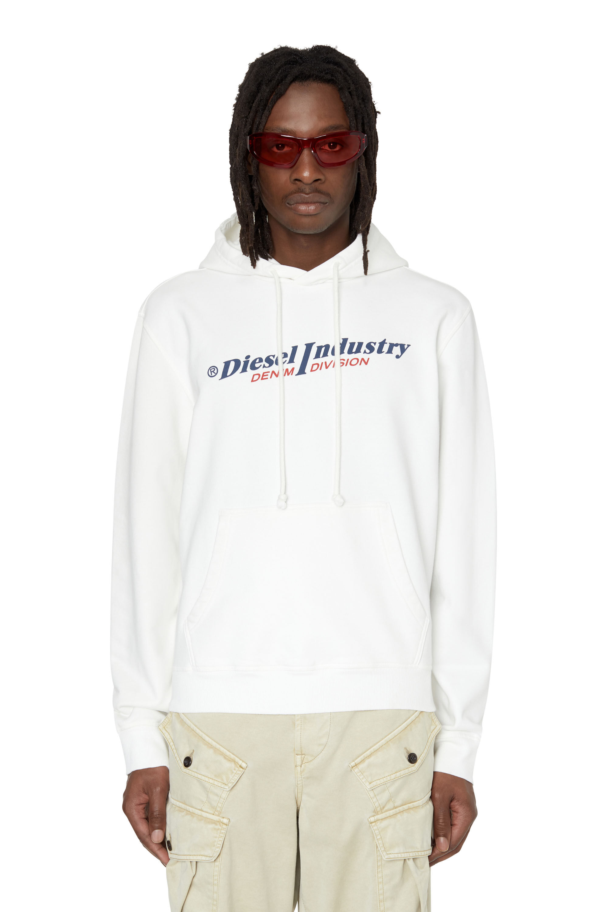 Diesel - S-GINN-HOOD-IND, White - Image 3