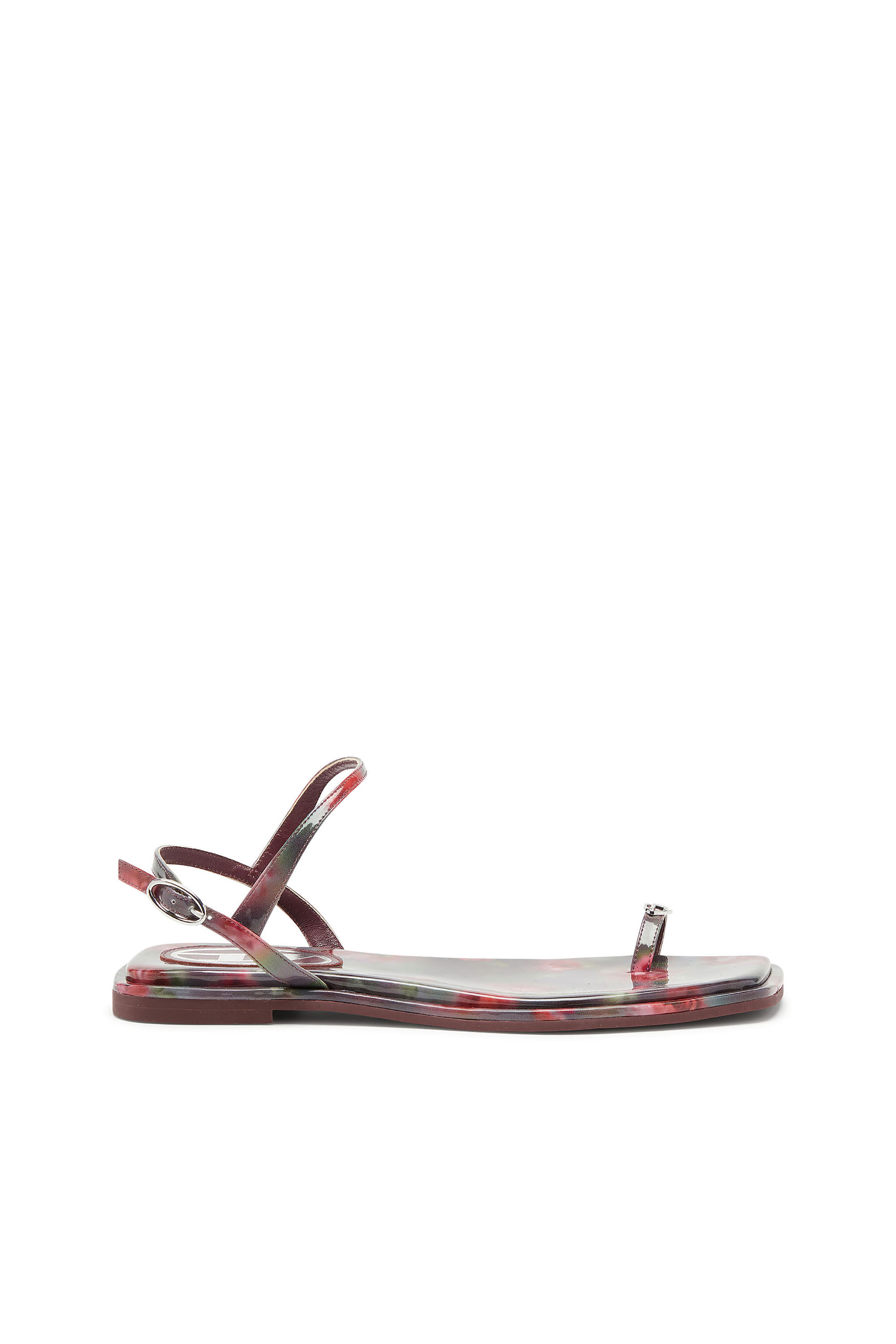 Diesel - D-AMBER INFRA 0, Woman's D-Amber - Sandals with all-over print in Violet/Pink - 1