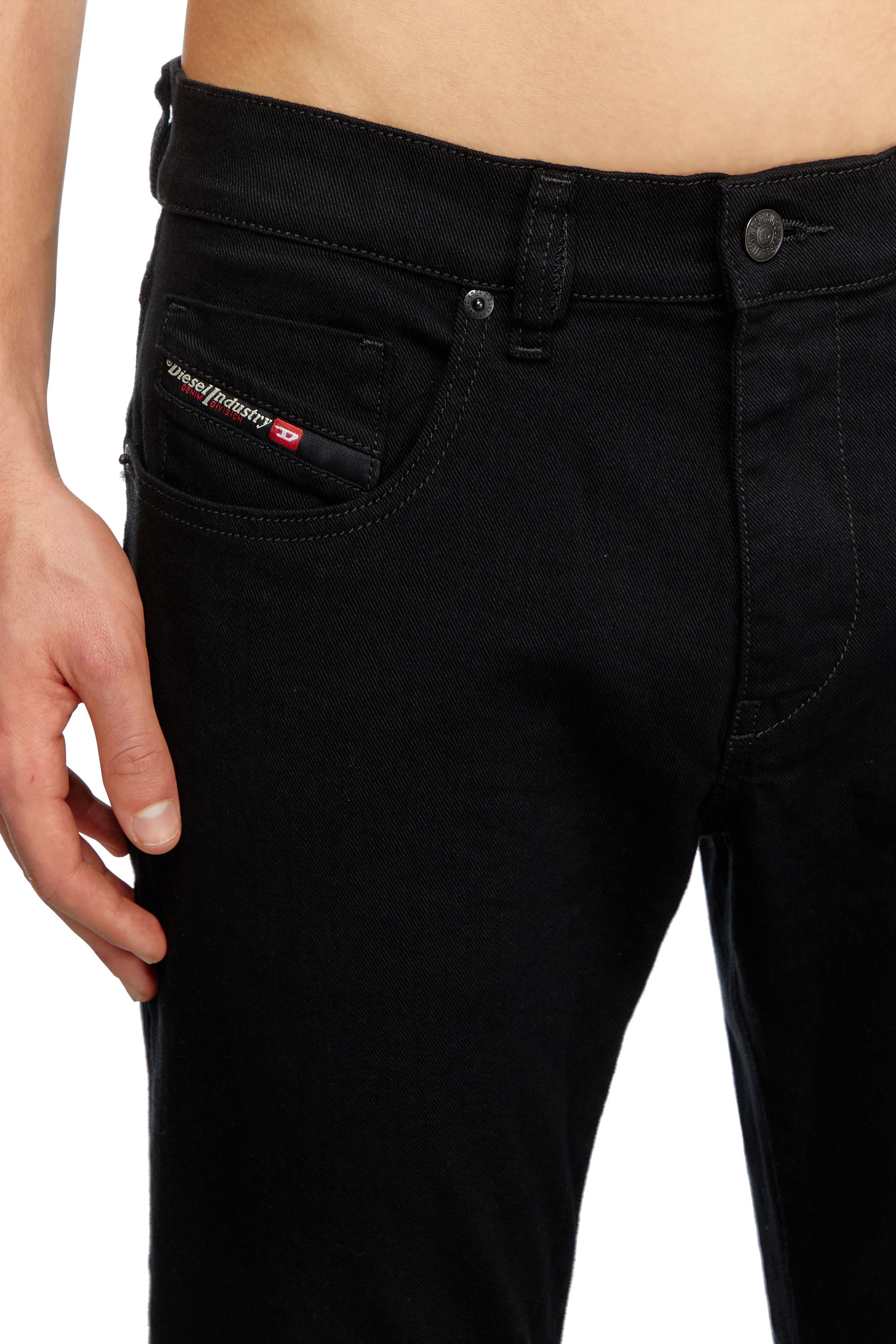 Diesel - 2019 D-Strukt 069YP Slim Jeans, Black/Dark grey - Image 6