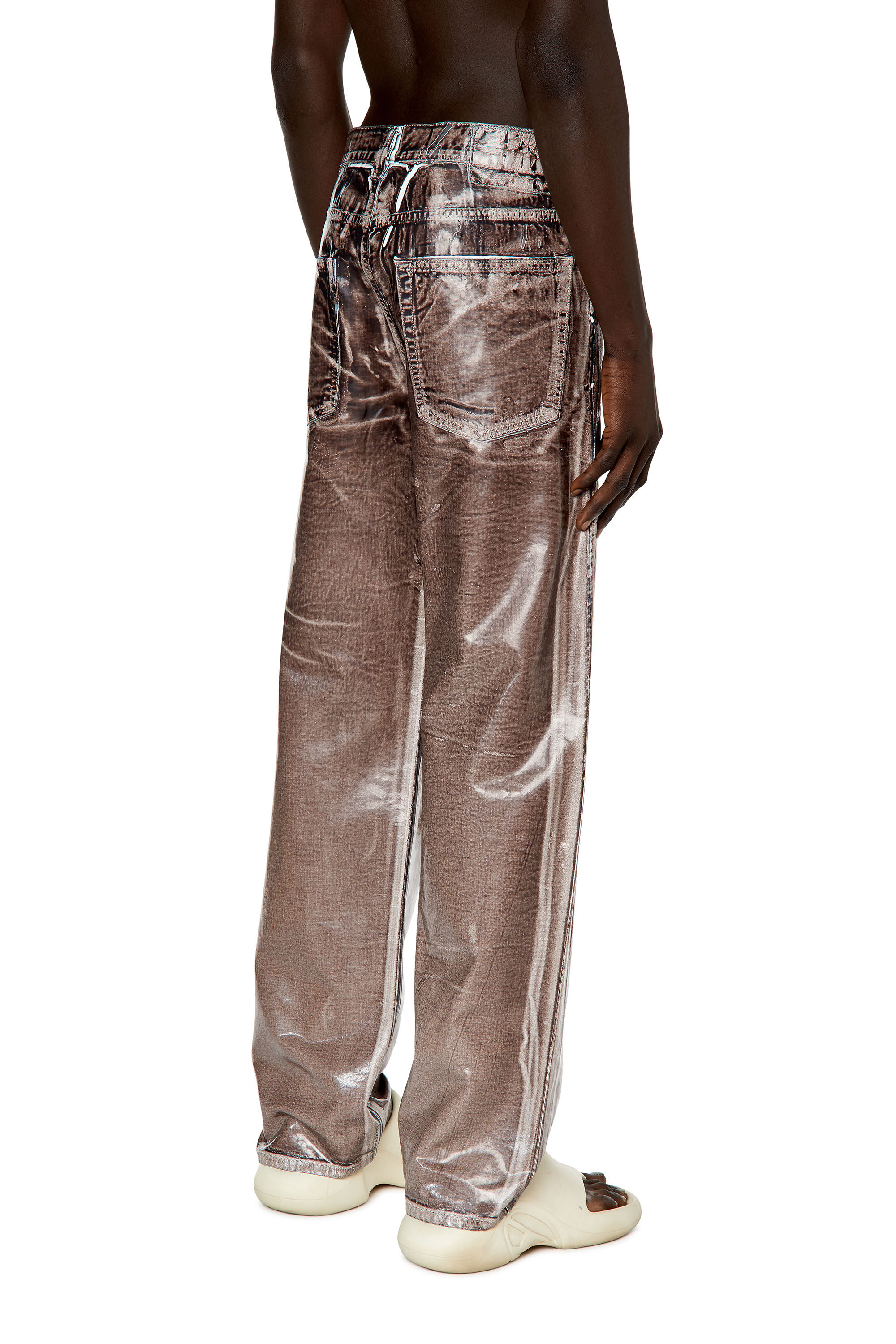 Diesel - Straight Jeans 2010 D-Macs 068EI, Brown - Image 4