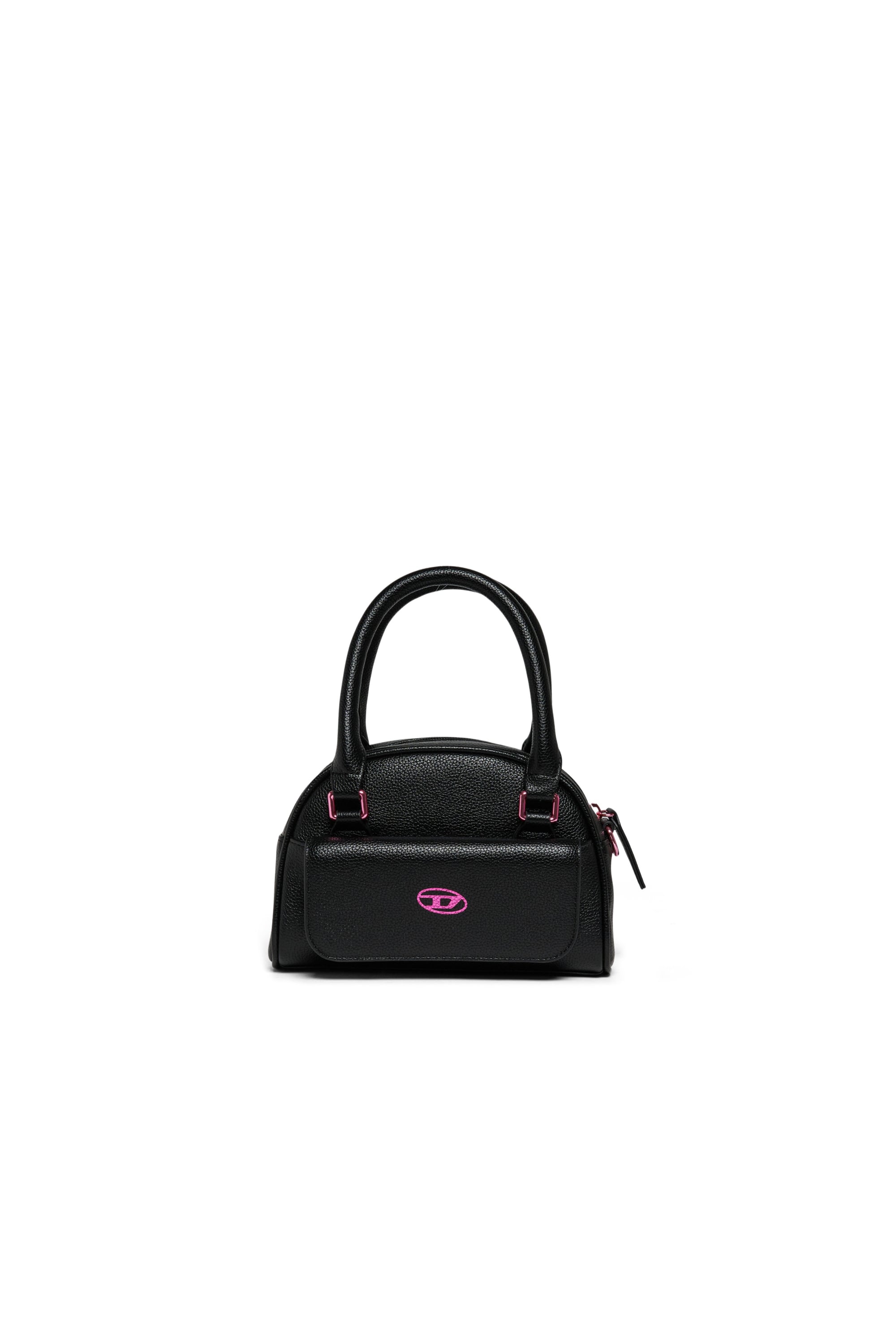 Diesel - WREDY, Woman's WREDY - Bag in grainy coated fabric in Black - 1