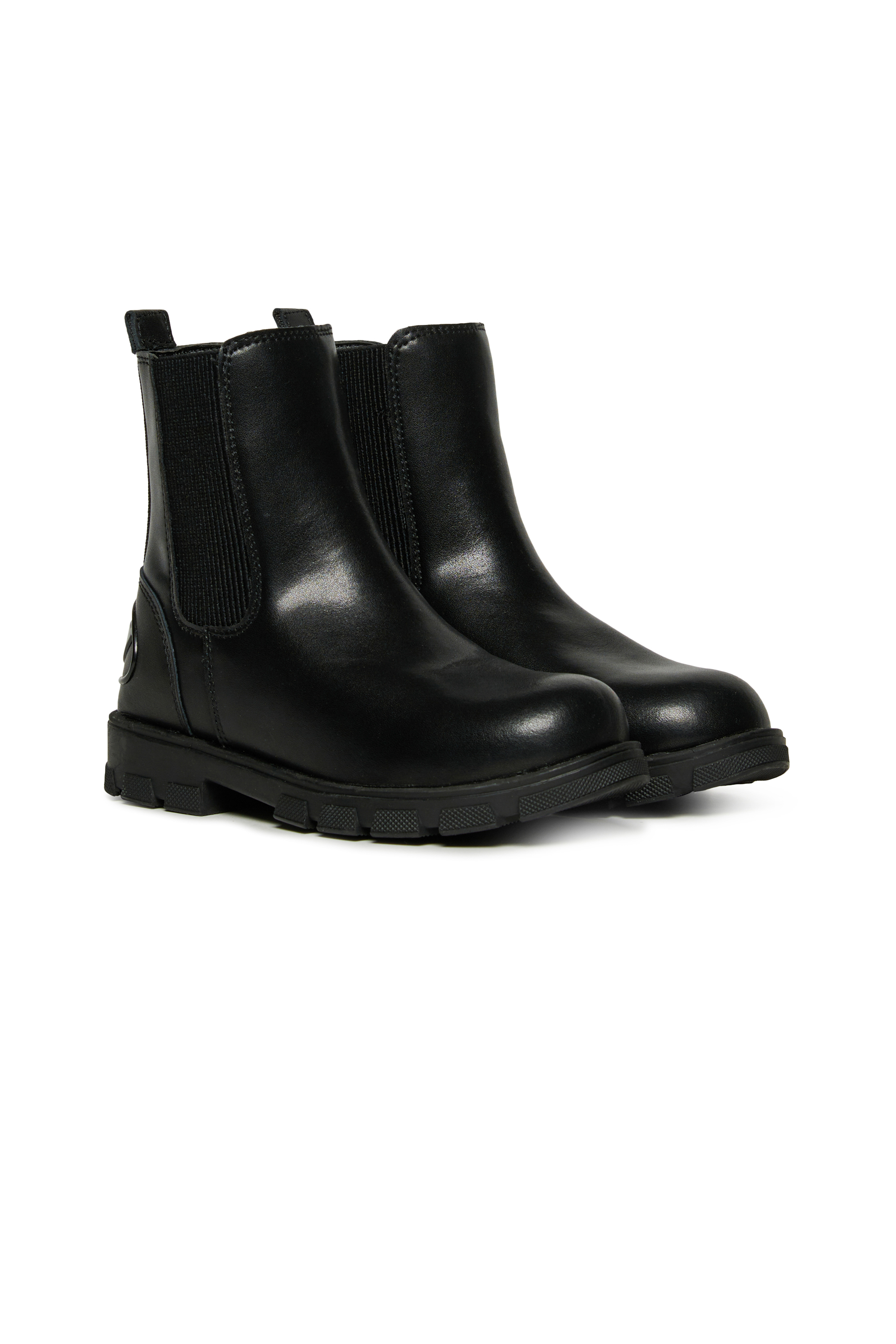 Diesel - D-HAMMER AK ELASTIC, Unisex's D-Hammer Leather Boots in Black - 2