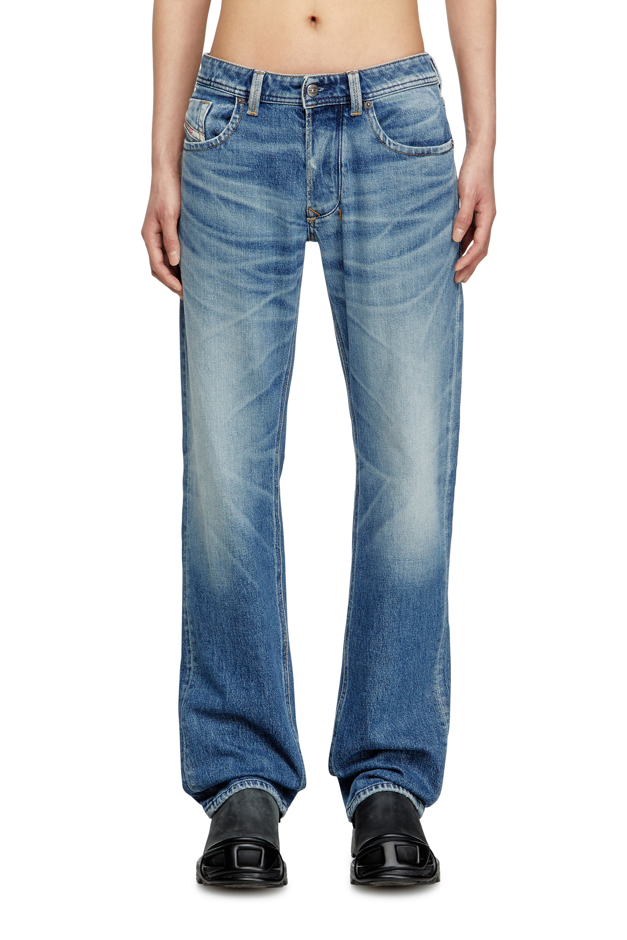 Diesel - Man's Regular Jeans 1985 Larkee 09M12, Medium blue - 1