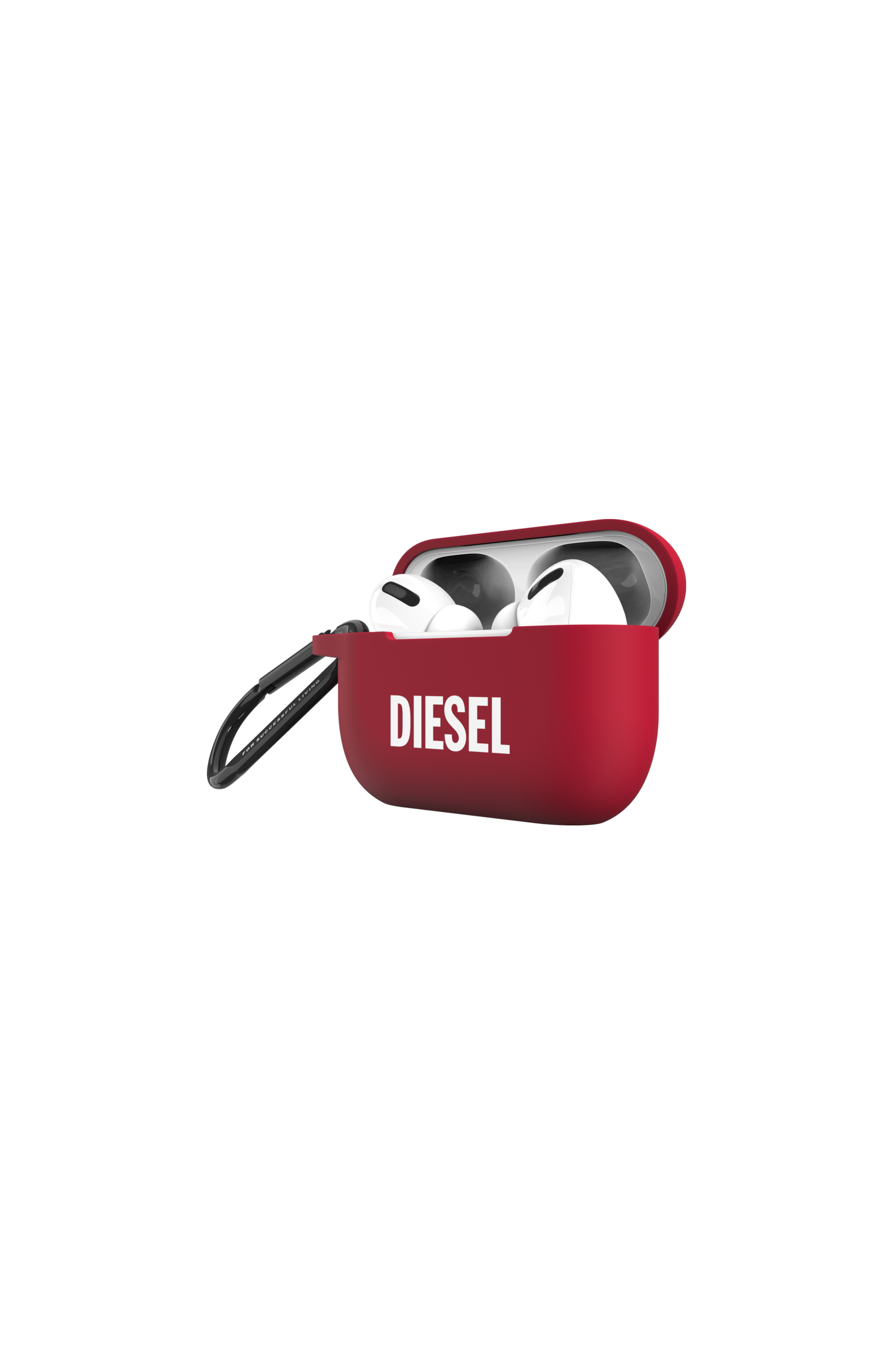 Diesel - 45837 AIRPOD CASE, Unisex's Airpod case silicone  for AirPods pro in Red - 3