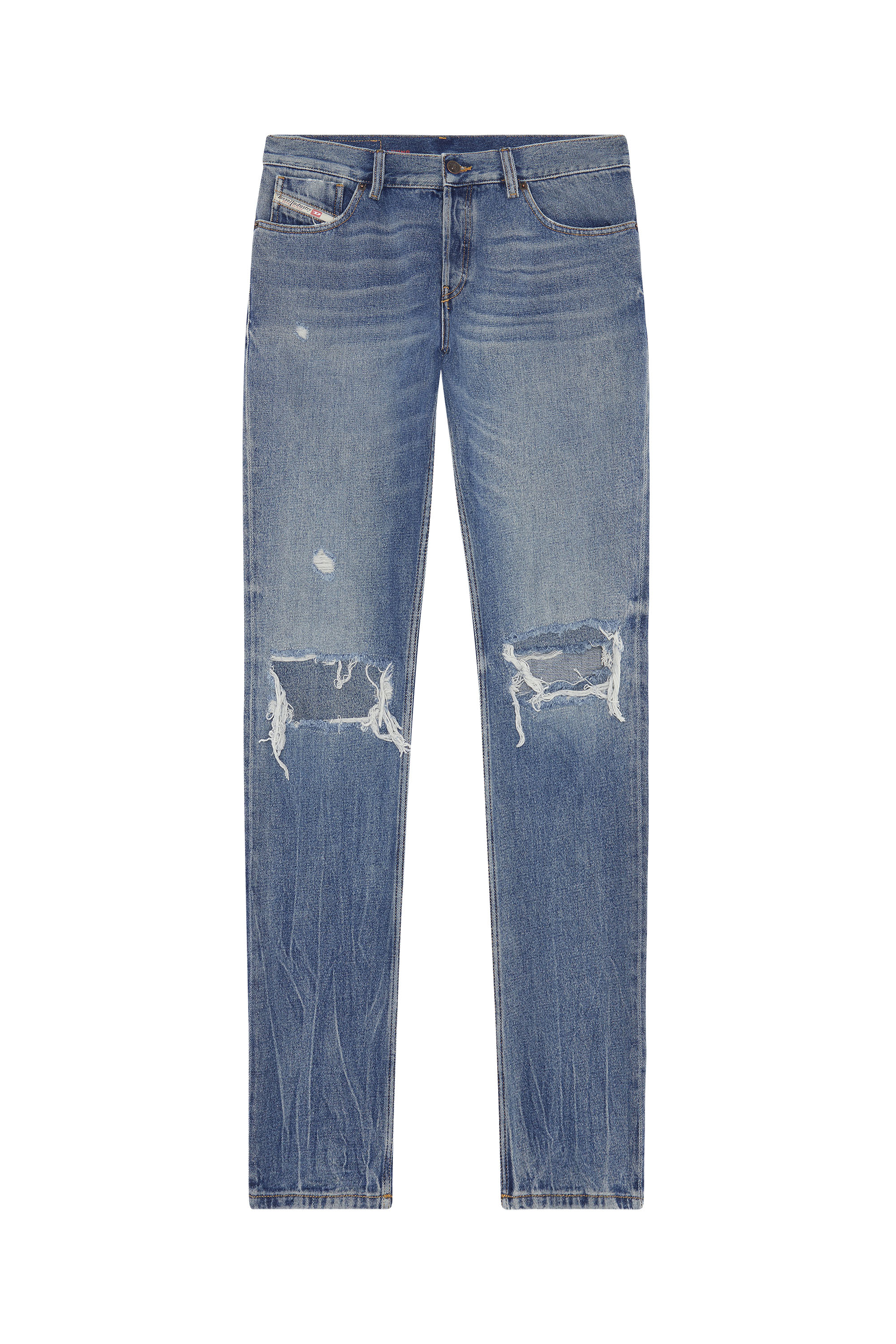 Diesel - 1995 D-Sark 09E02 Straight Jeans, Medium blue - Image 6
