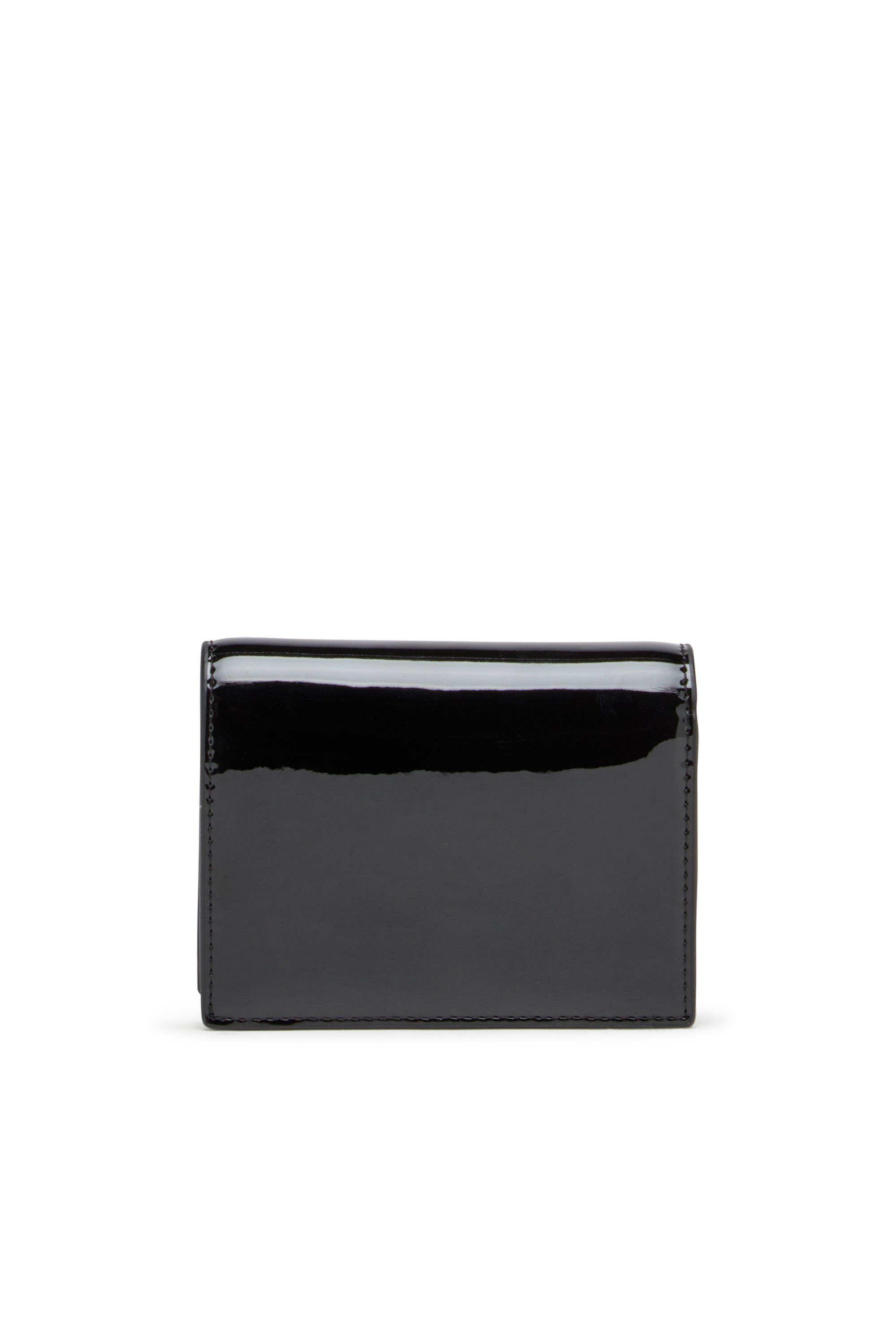 Diesel - PLAY BI FOLD III, Woman's Wallet in glossy PU in Black - 2