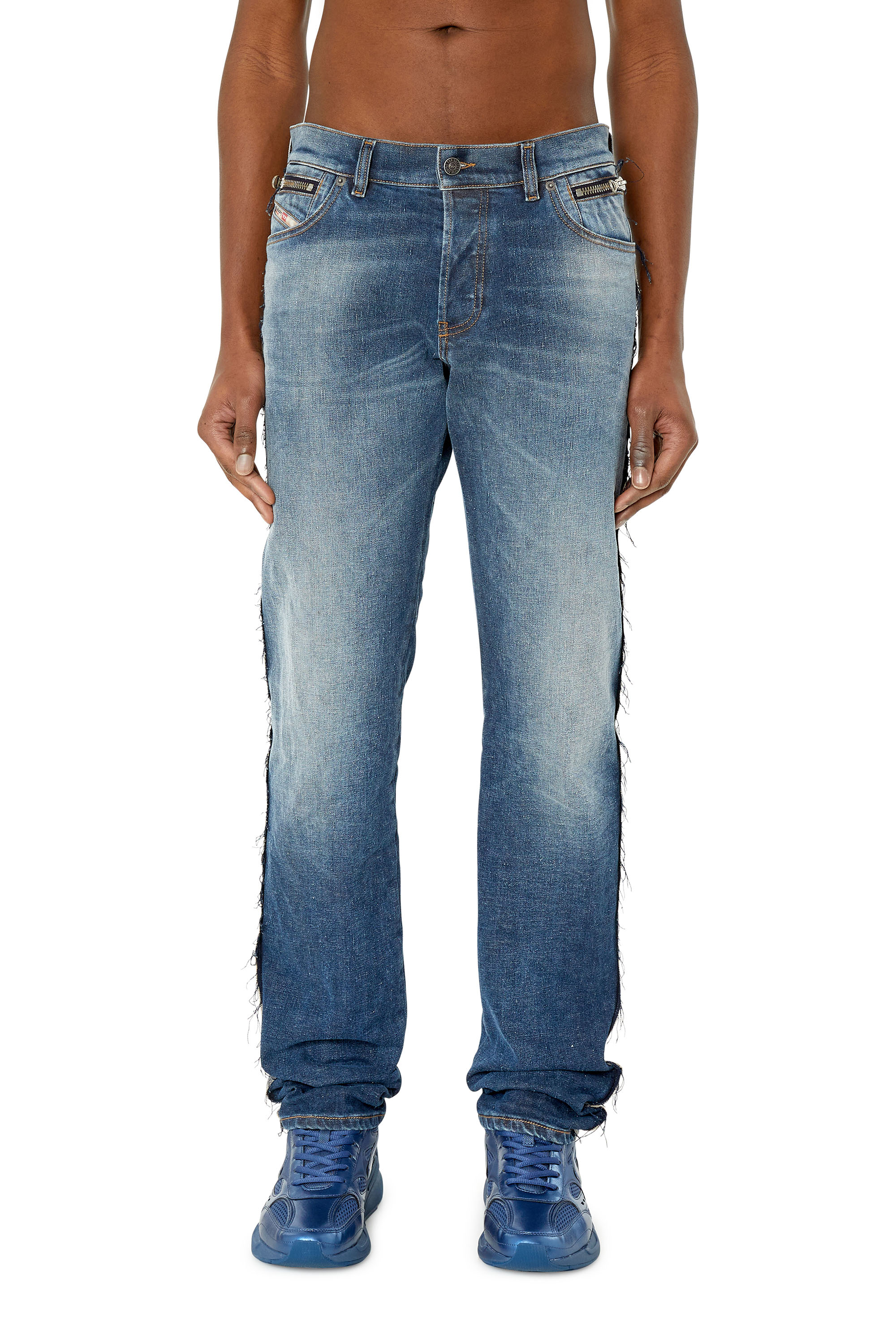 Diesel - 1995 D-Sark 09F39 Straight Jeans, Dark Blue - Image 1