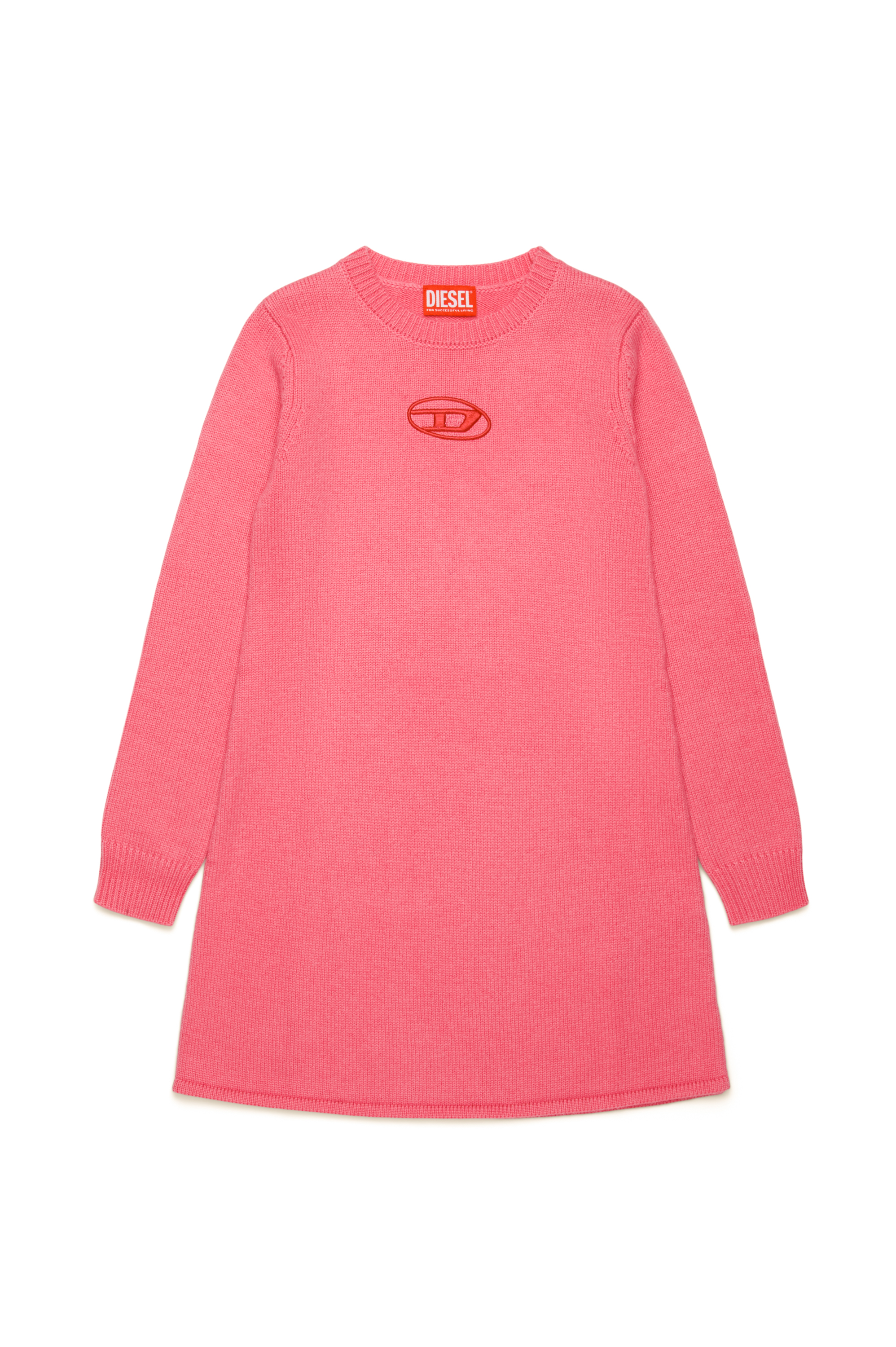 Diesel - DGANDIE, Woman Dress in cashmere-enriched knit in Pink - Image 1