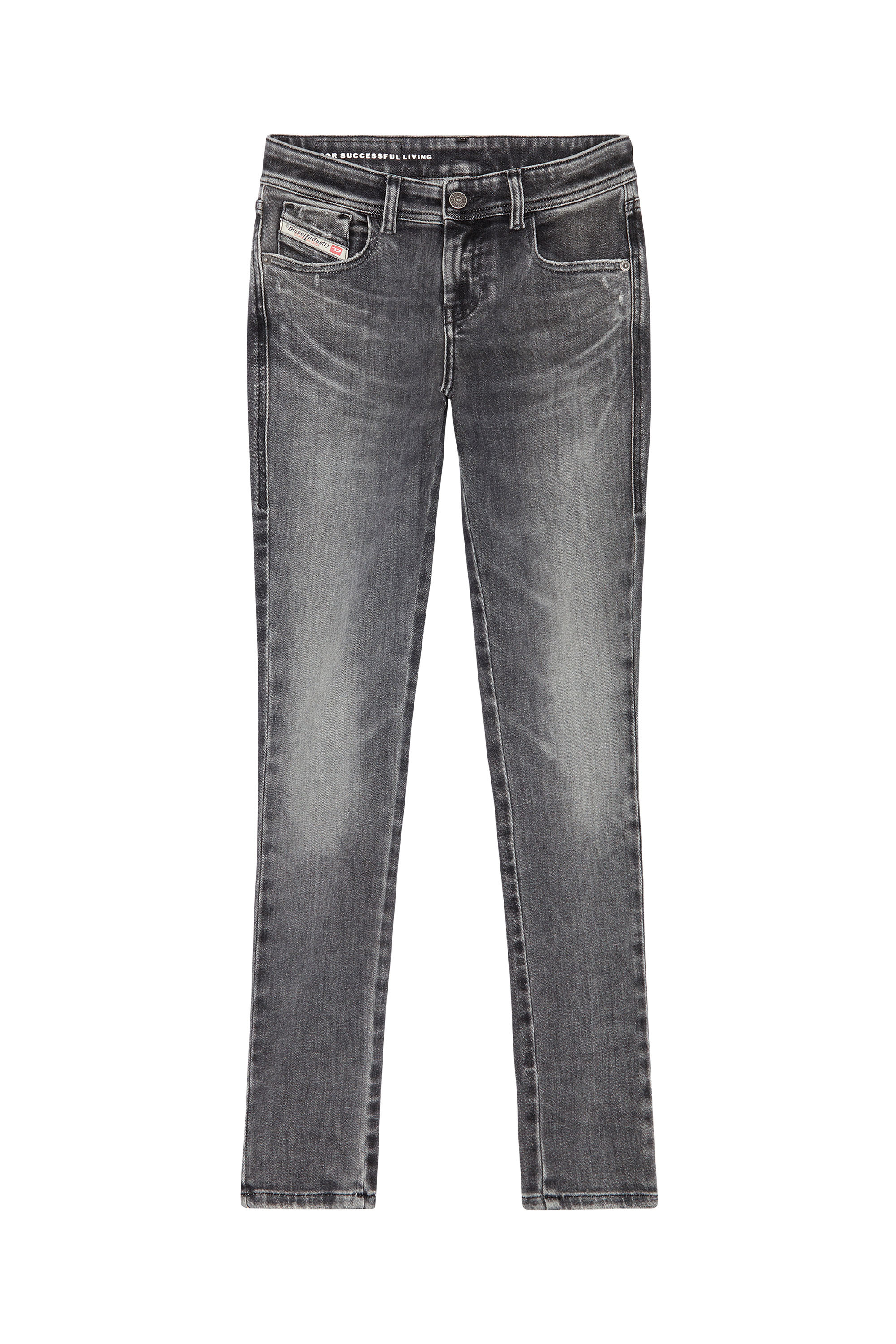 Diesel - Super skinny Jeans 2017 Slandy 09G12, Black/Dark grey - Image 5