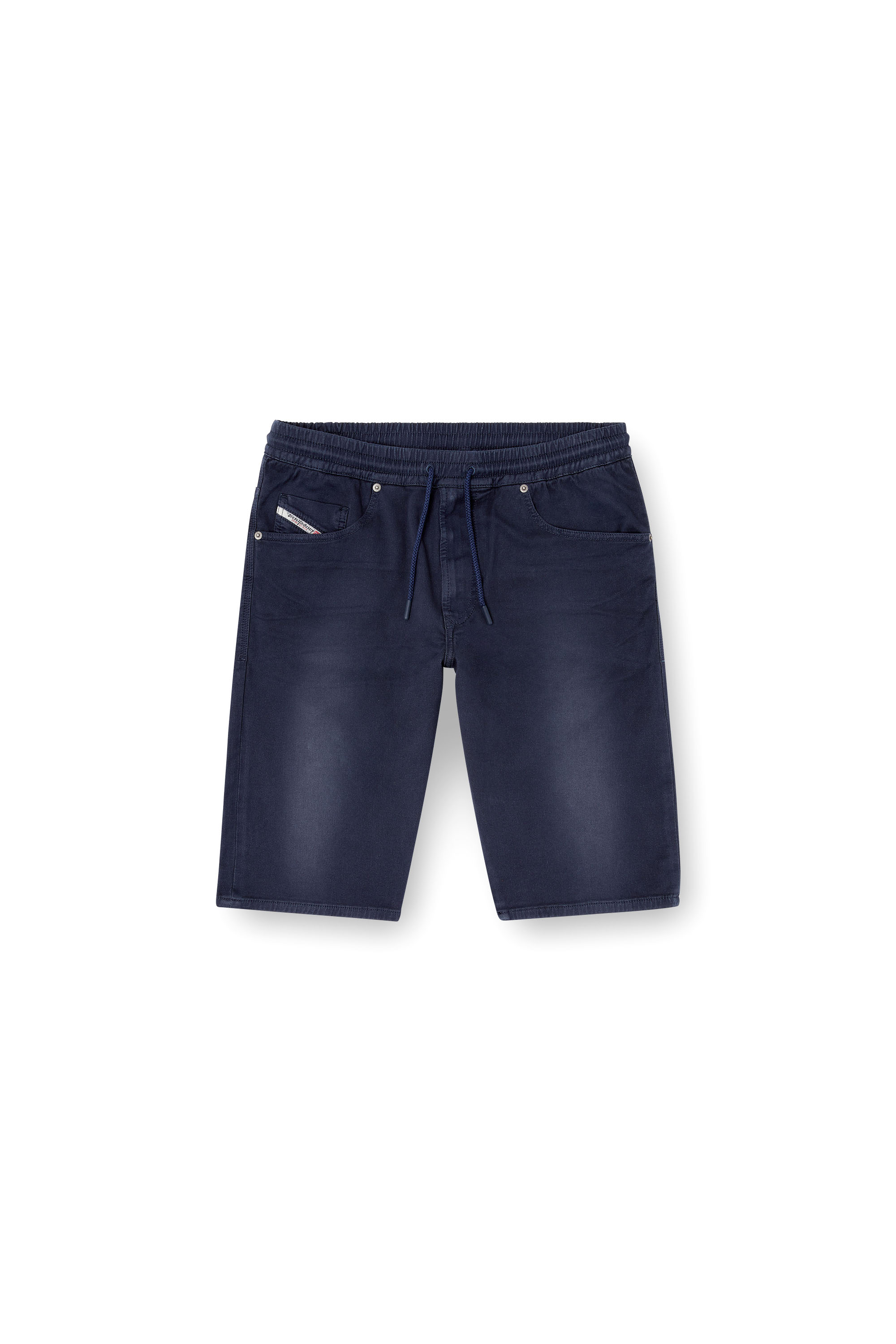 Diesel - 2033 D-KROOLEY-SHORT JOGG, Man's Chino shorts in JoggJeans in Dark Blue - 3