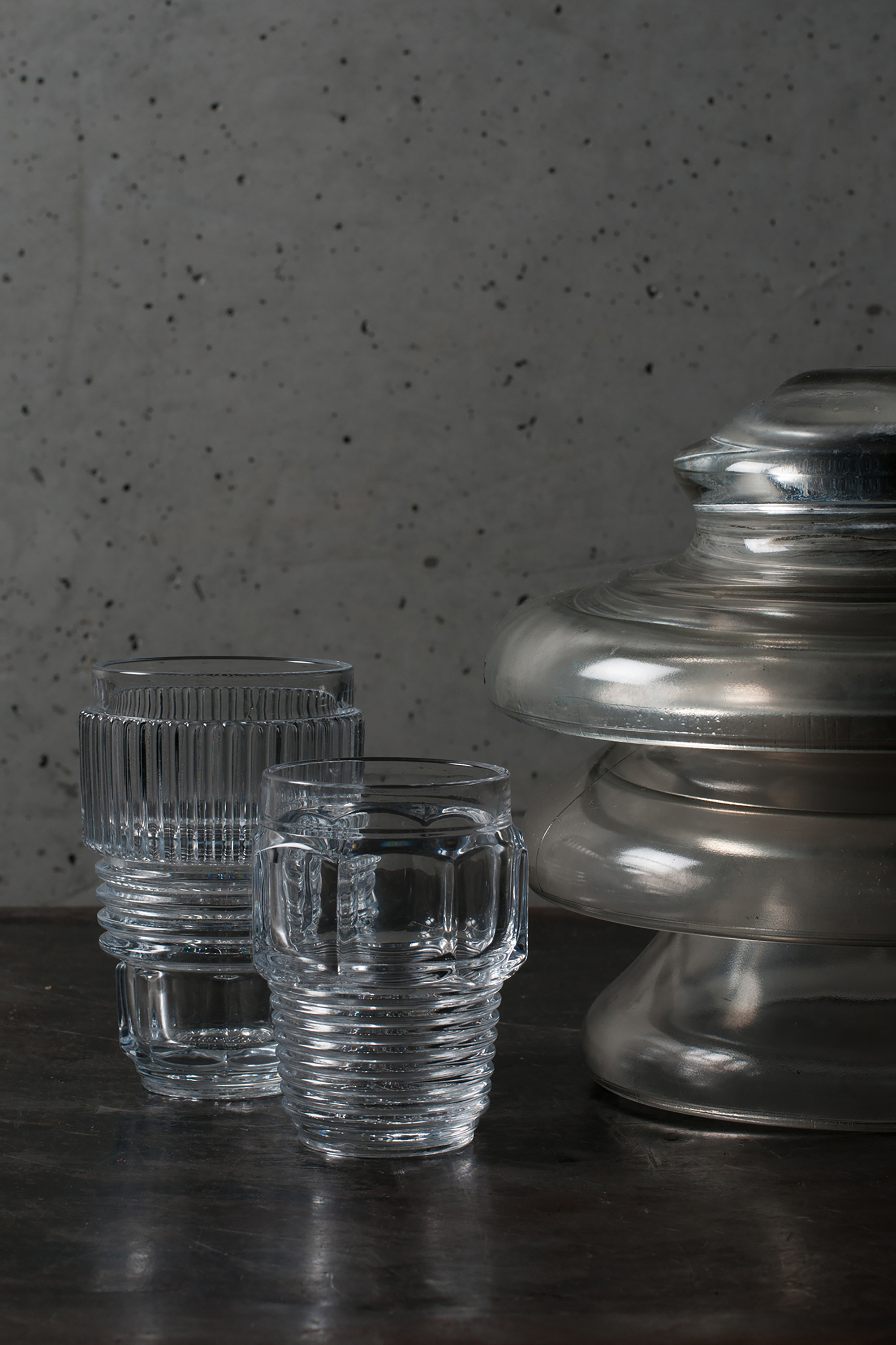 Diesel - MACHINE COLLECTION, Unisex's Set of 3 large glasses in Generic - 4