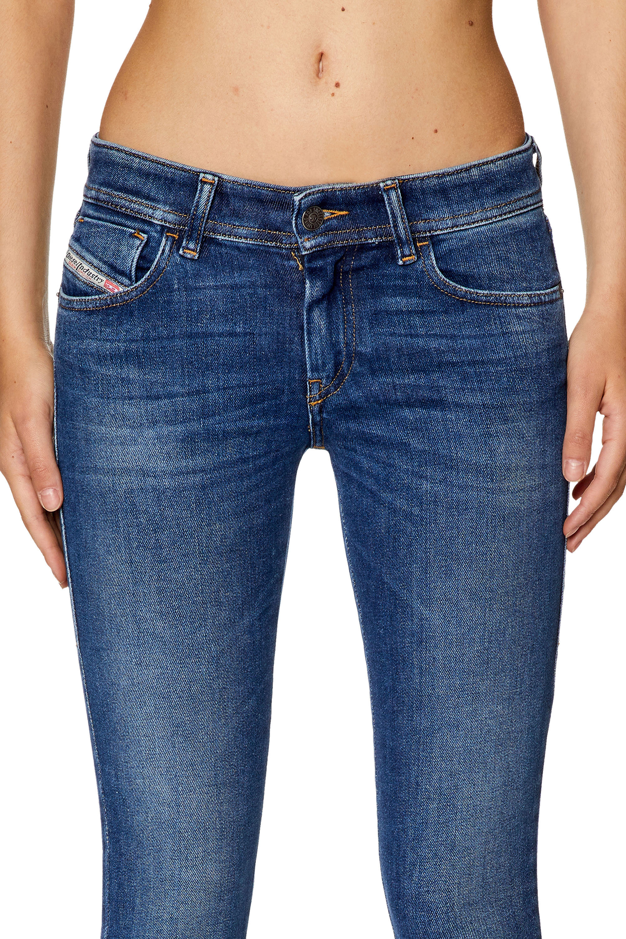 Diesel - Super skinny Jeans 2018 Slandy-Low 09F86, Medium blue - Image 4