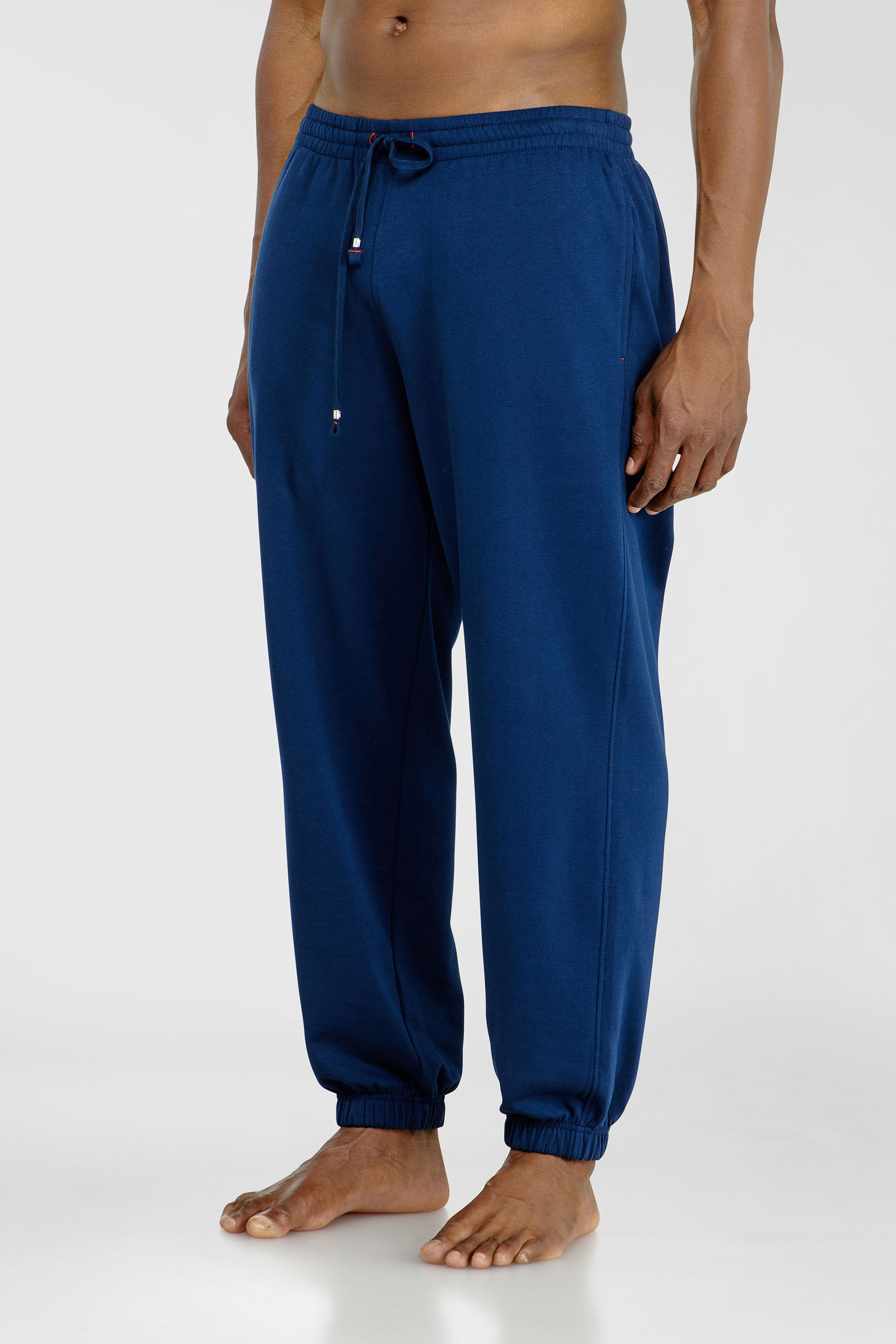 Sweatpants in peached cotton blend