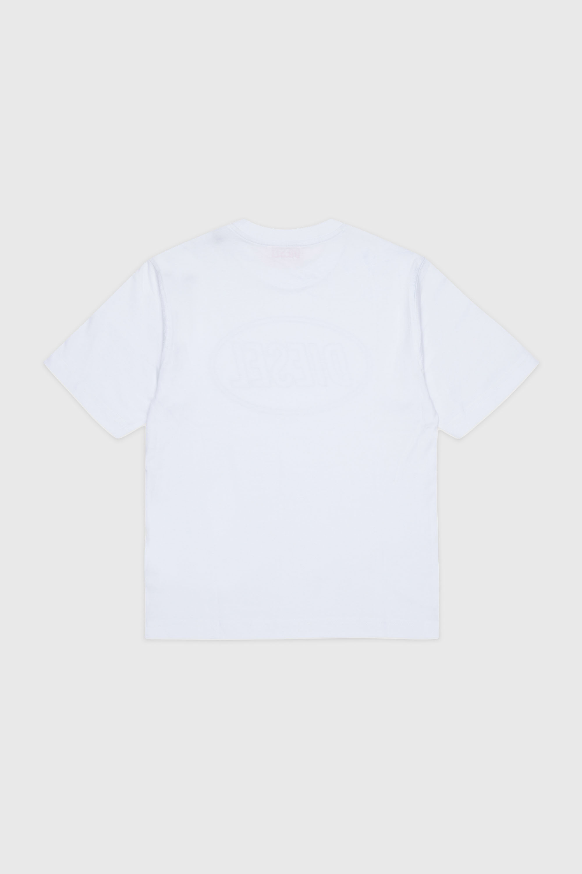 Diesel - TCIRCLE OVER, Man's Cotton T-shirt with Diesel print in White - 2
