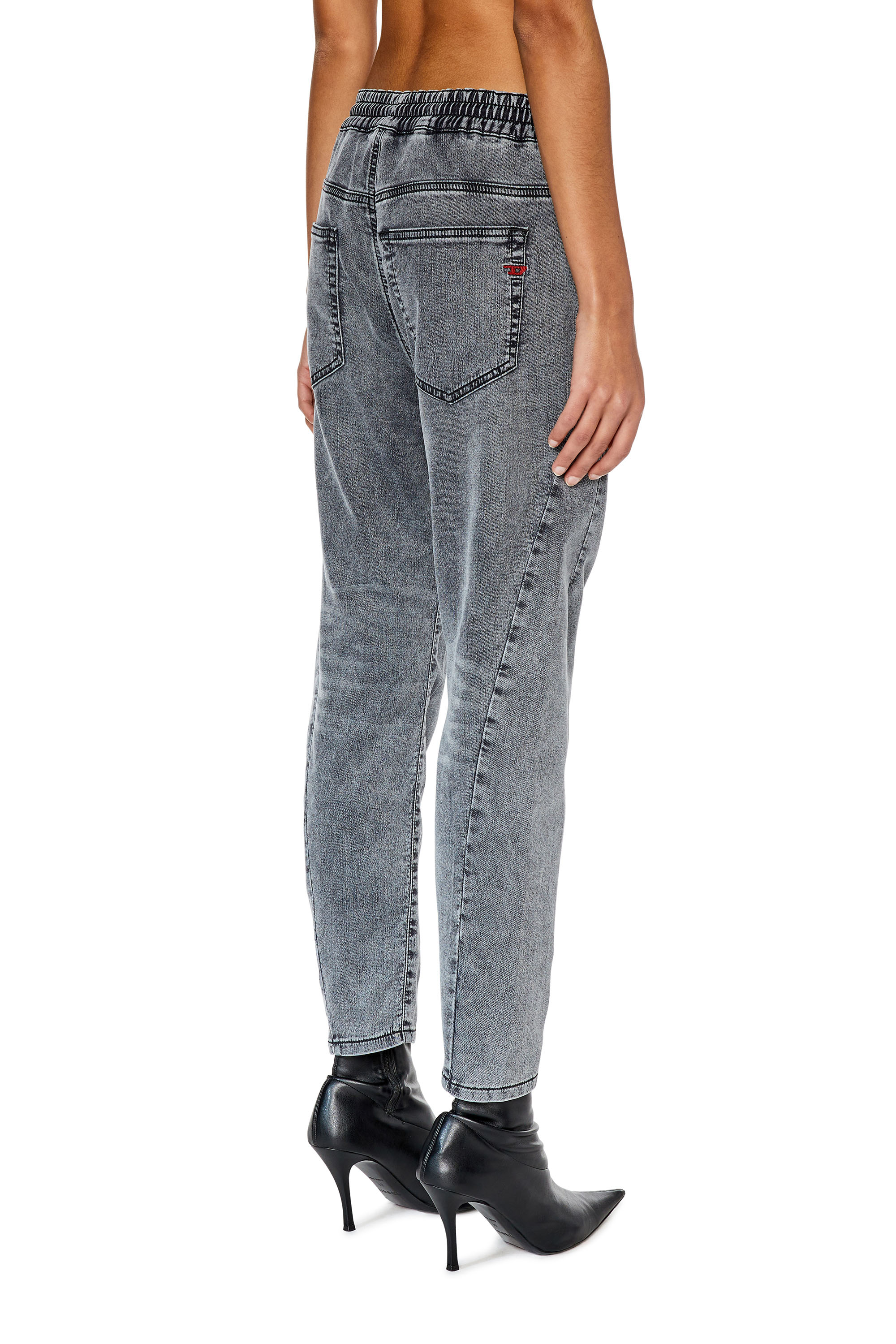 Diesel - Fayza JoggJeans® 068DW Boyfriend, Light Grey - Image 2