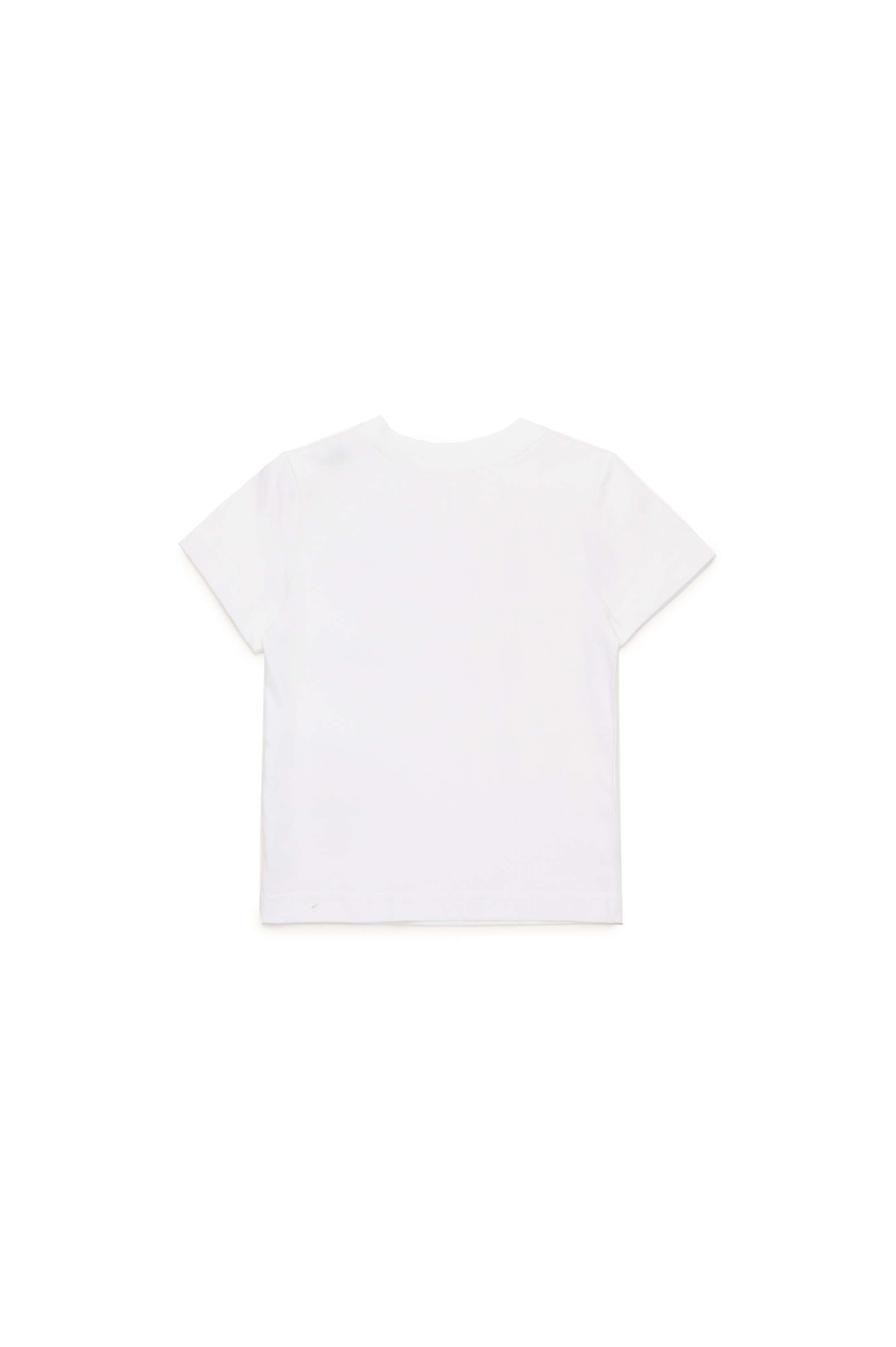 Diesel - TBOXTN14B, Unisex's T-shirt with distressed Oval D logo in White - 2