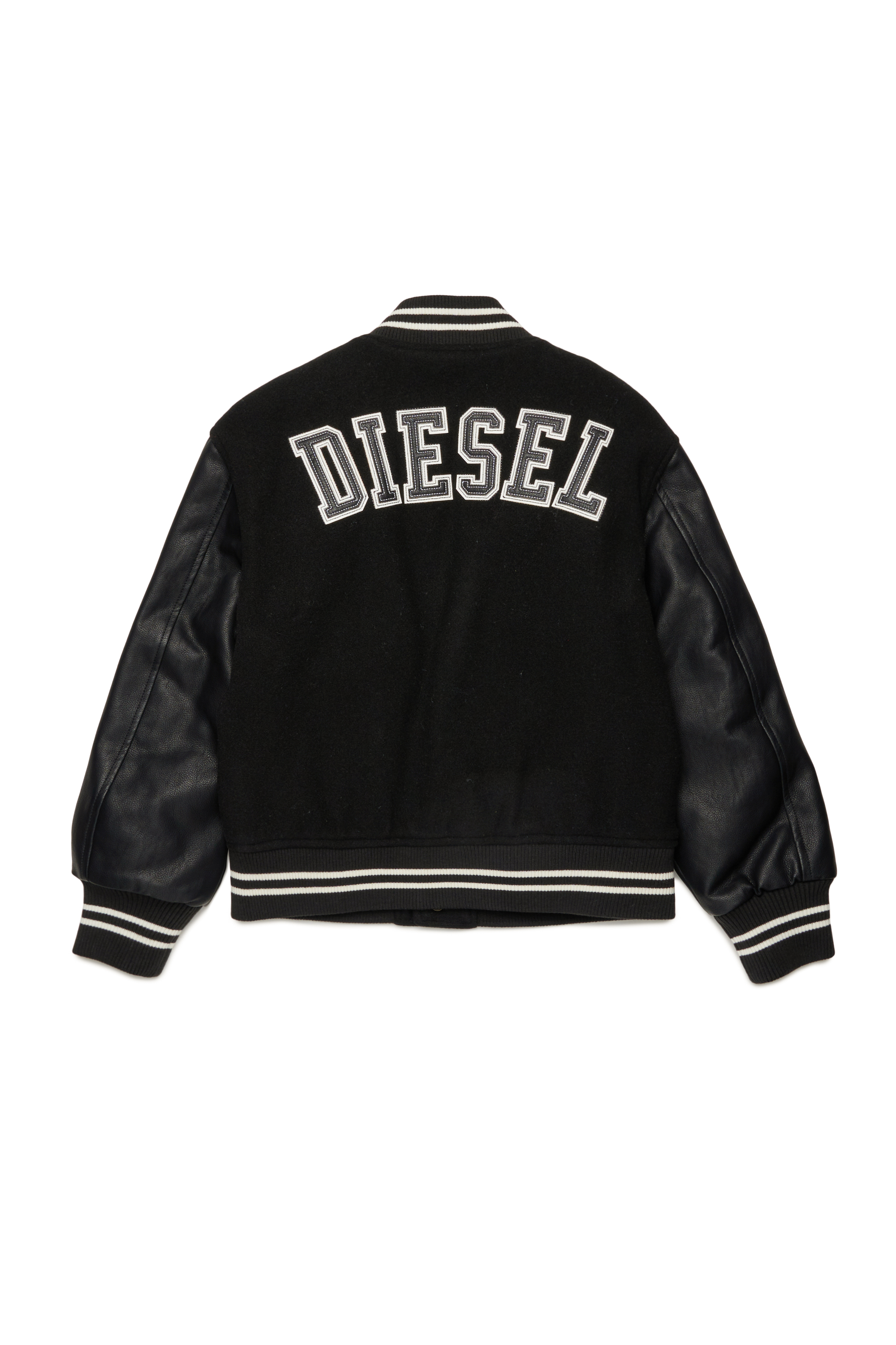 Diesel - JBIRKY, Man's Bomber jacket with Diesel patches in Black - 2