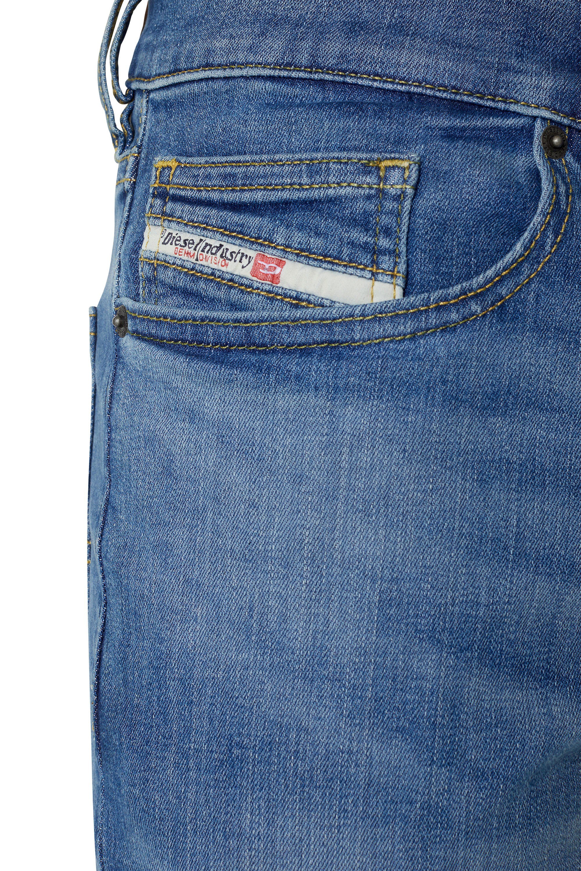 Diesel - D-Luster 0ELAV Slim Jeans, Medium blue - Image 3