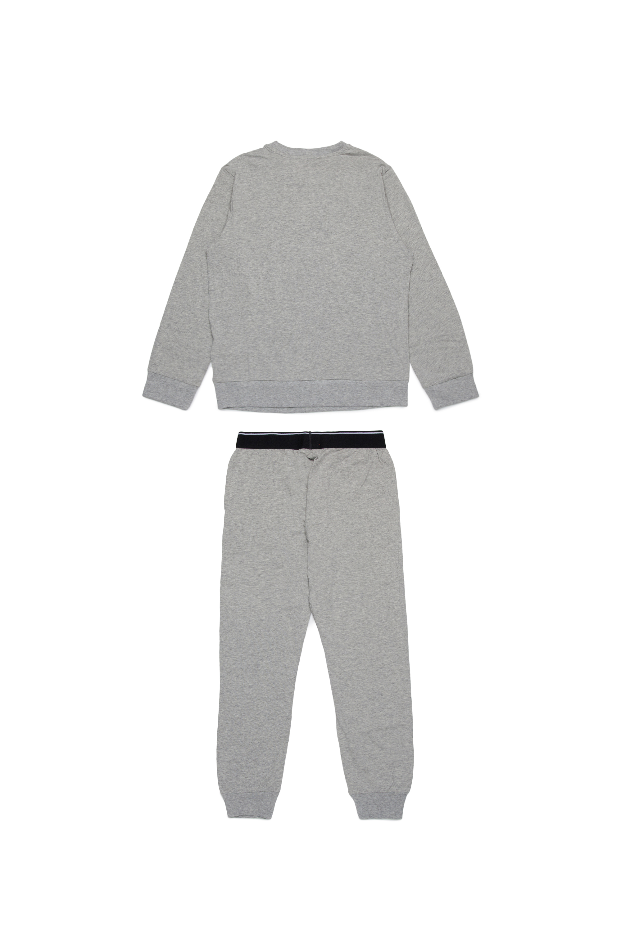 Diesel - UNPELIO, Man's Pyjama set with logo in Grey - 2