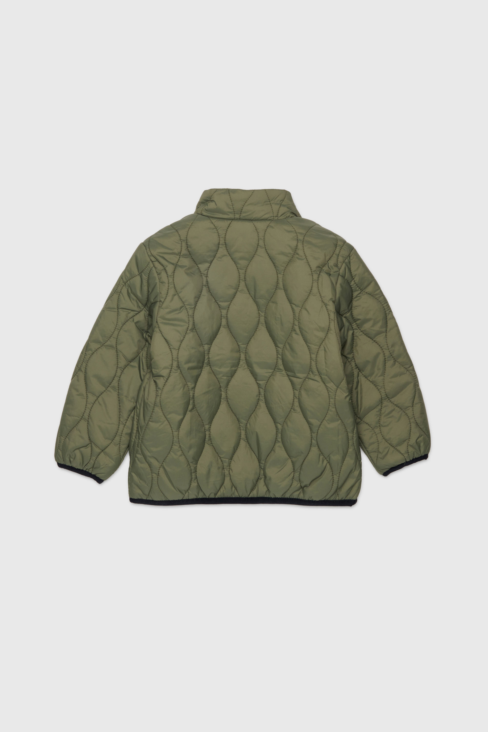 Diesel - JONIONB, Man's Quilted jacket with Oval D embroidery in Green - 1