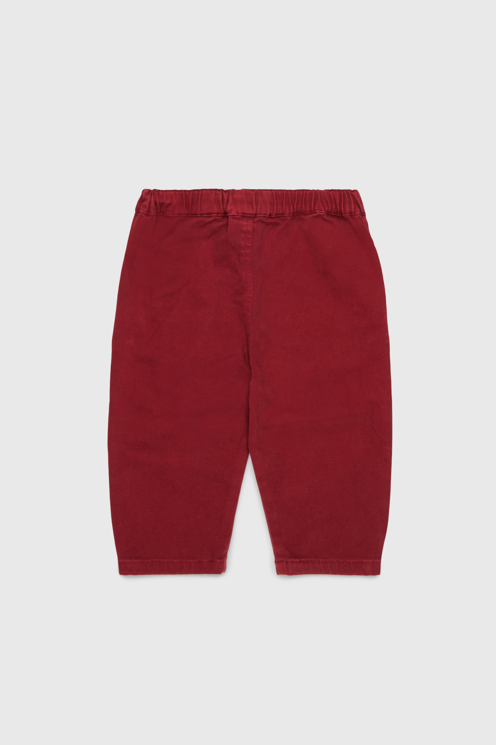 Diesel - PBADIB, Woman's Cotton pants with Oval D embroidery in Red - 2