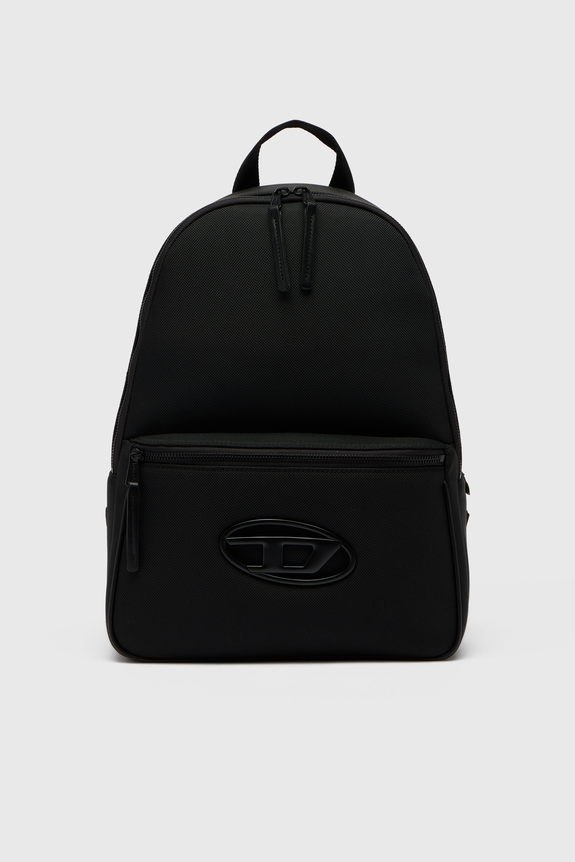 Diesel - HOLI-D BACKPACK M, Unisex's Holi-D - Backpack in nylon with Oval D logo in Black - 1