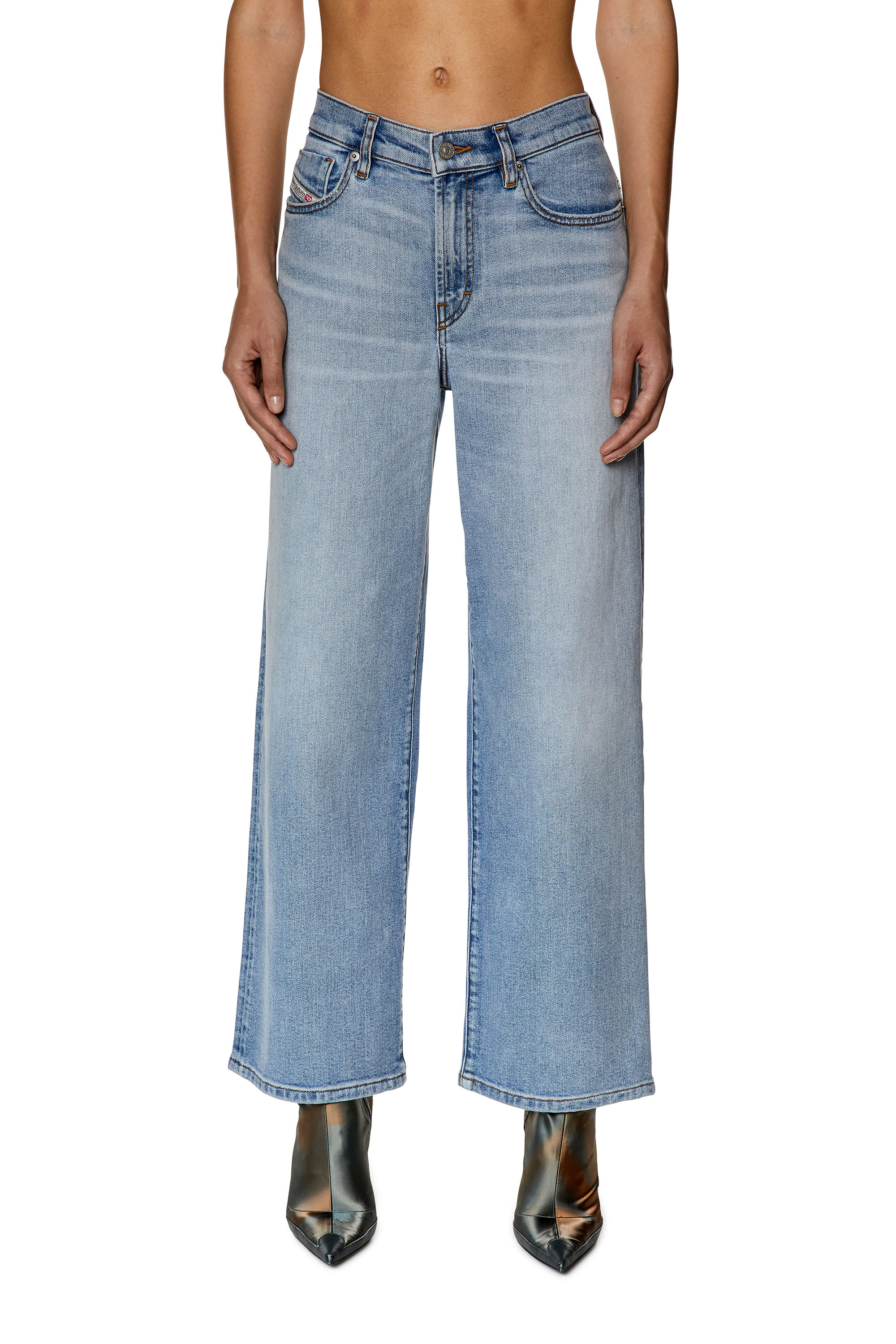 Diesel - Bootcut and Flare Jeans 2000 Widee 0AJAT, Light Blue - Image 2