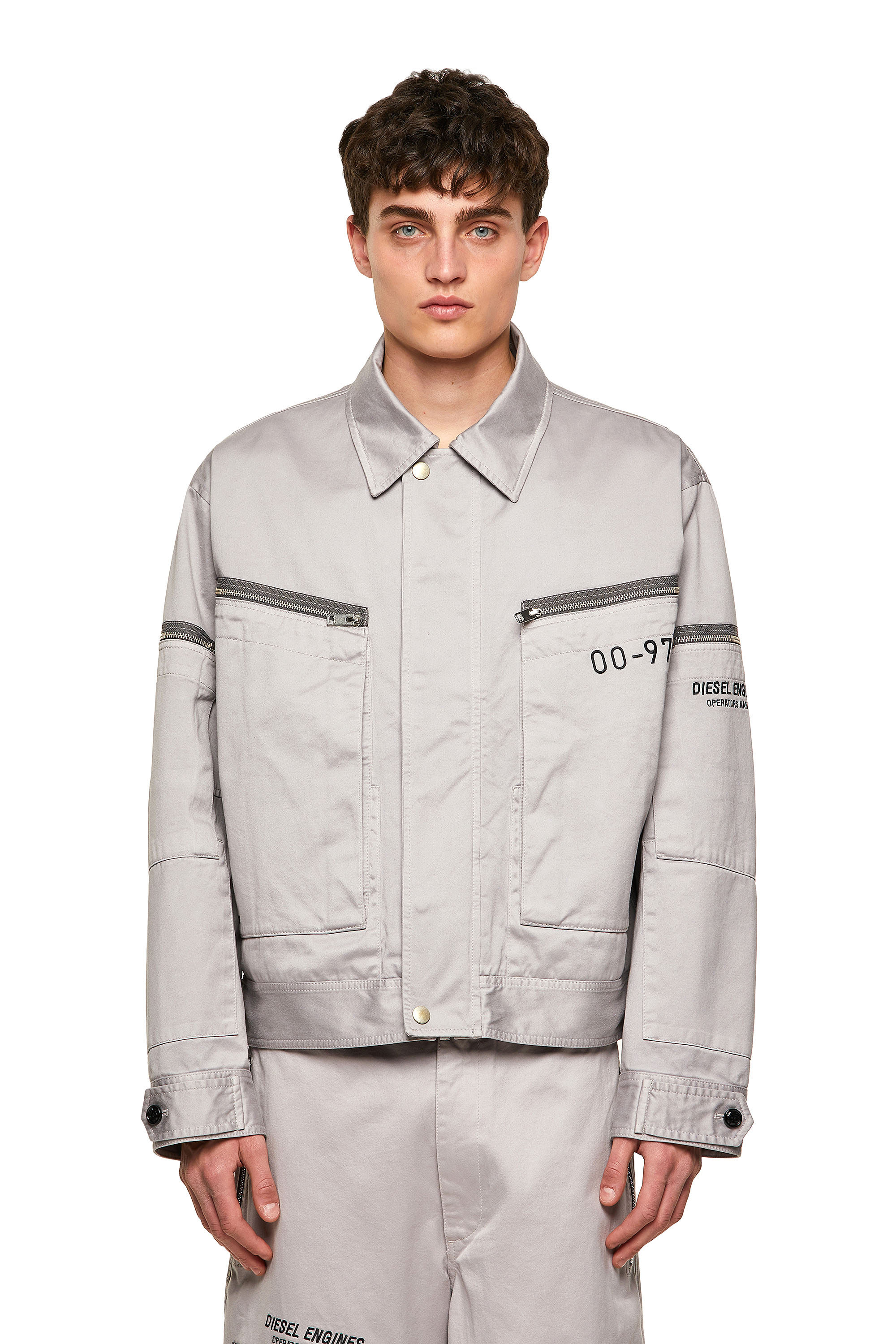 J-THOMPSON-A, Light Grey - Jackets