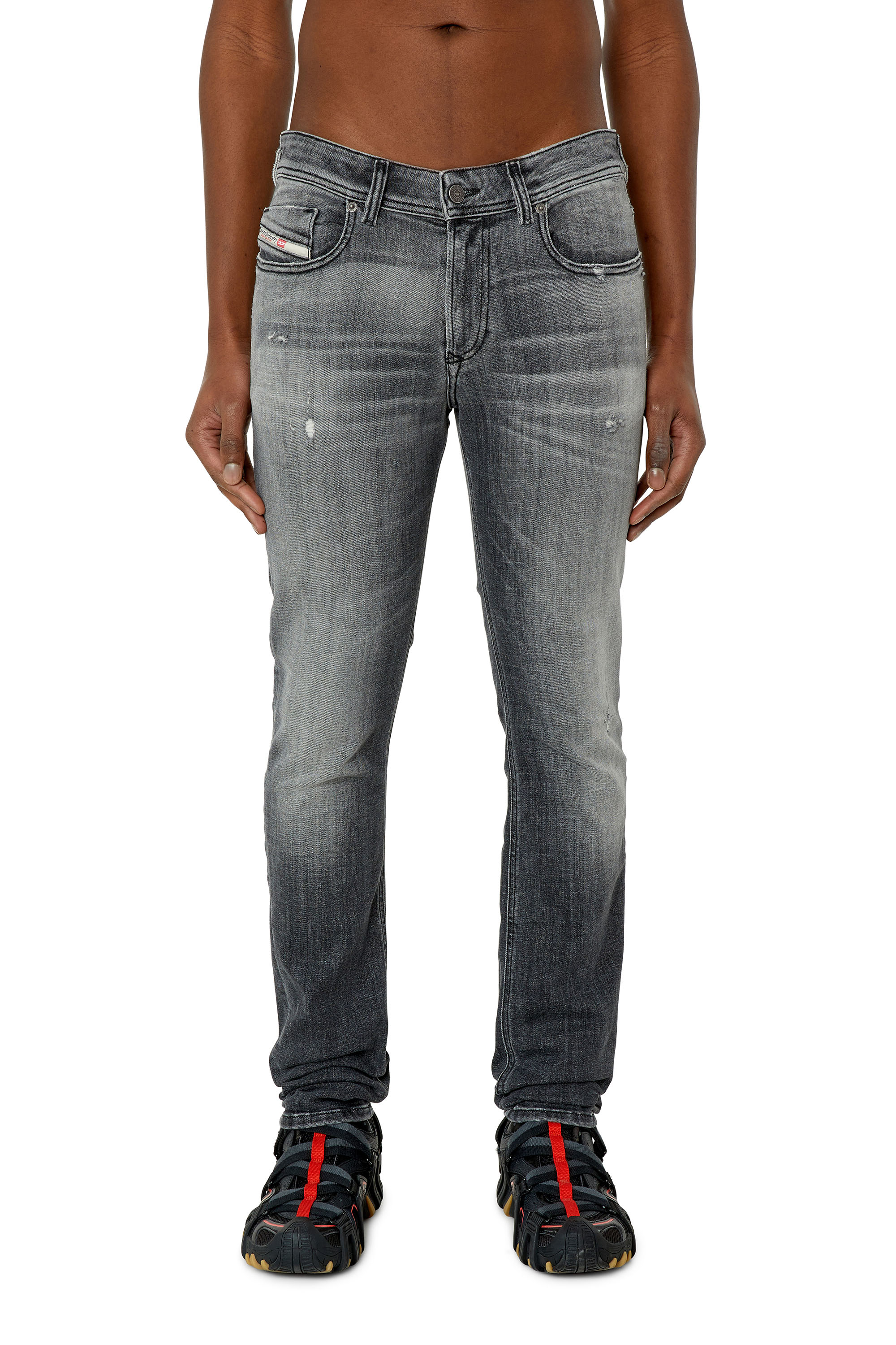 Diesel - 1979 Sleenker 09F13 Skinny Jeans, Black/Dark grey - Image 1
