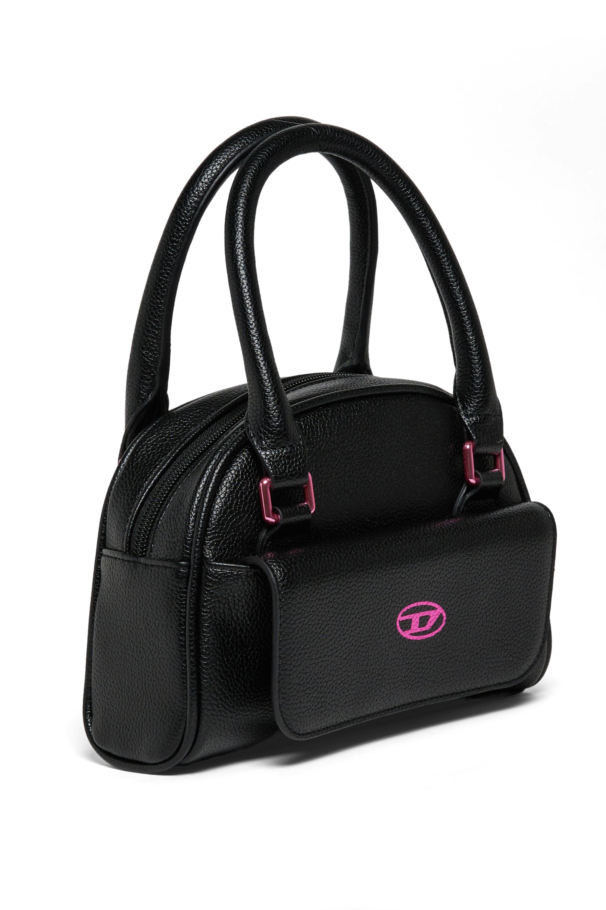 Diesel - WREDY, Woman's WREDY - Bag in grainy coated fabric in Black - 3