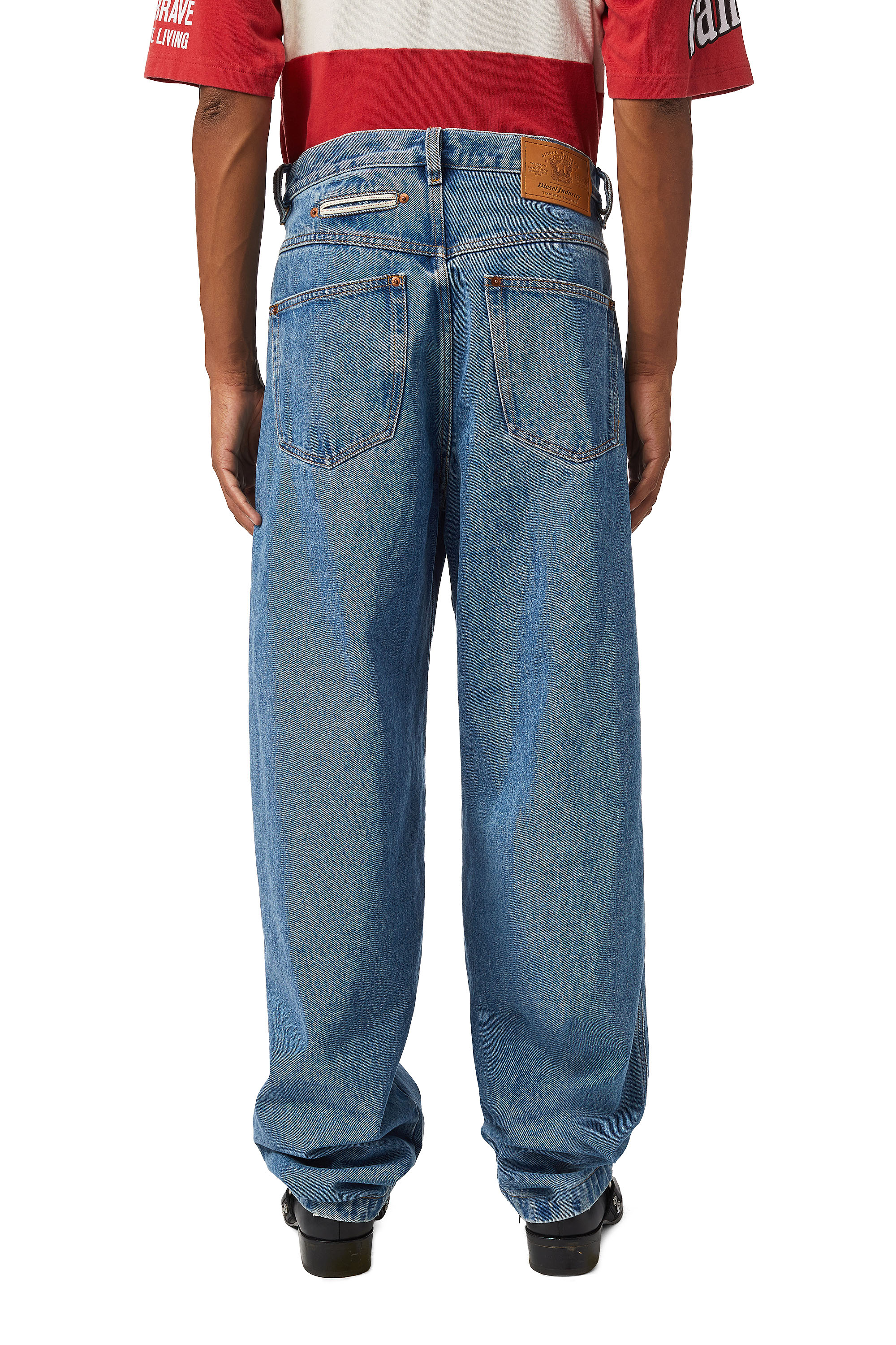 Diesel - DXD-2P1 0EHAP Straight Jeans, Medium blue - Image 2