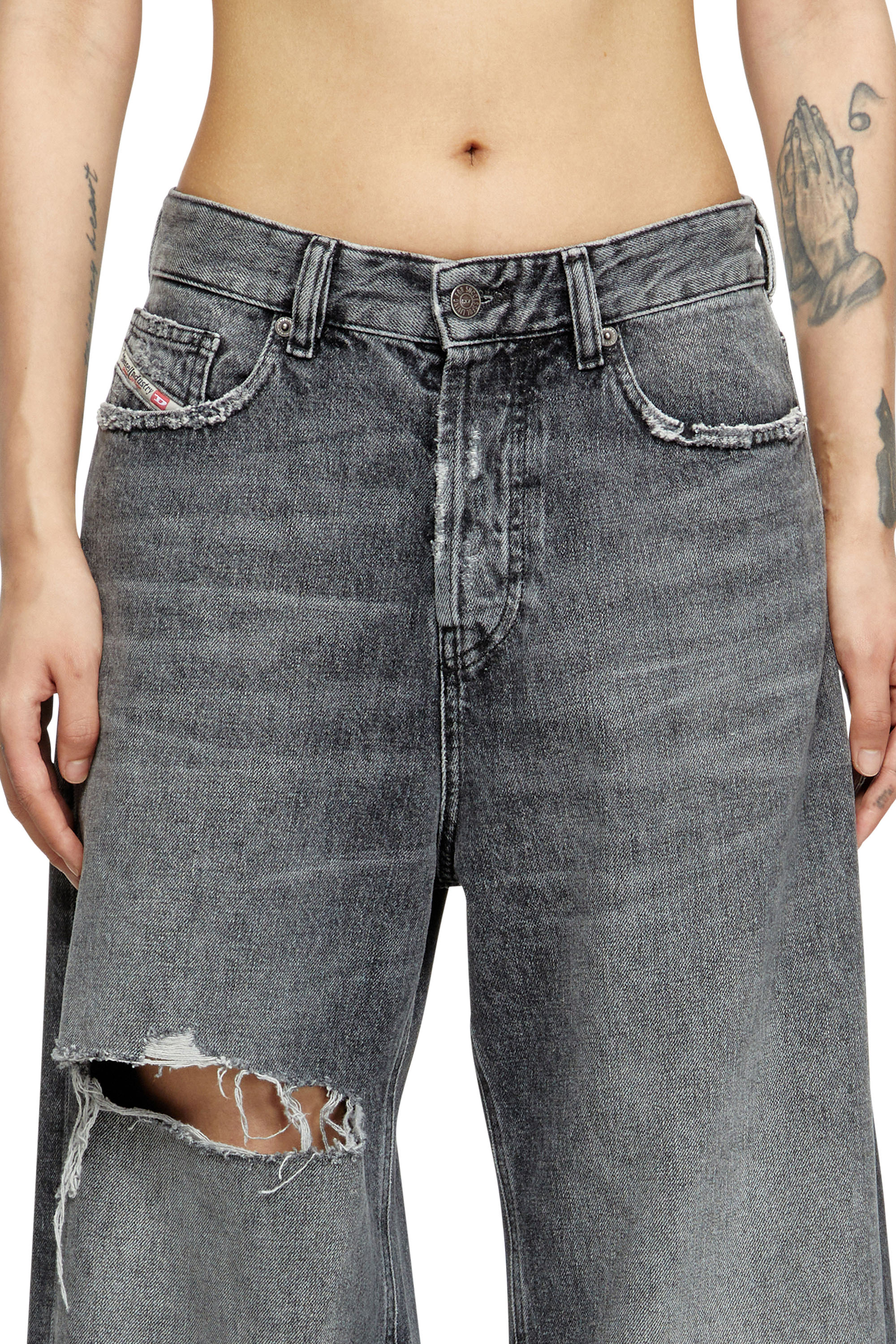 Relaxed Jeans 1996 D-Sire 007X4, Black/Dark grey Diesel - Woman's Relaxed Jeans 1996 D-Sire 007X4, Black/Dark grey - 5