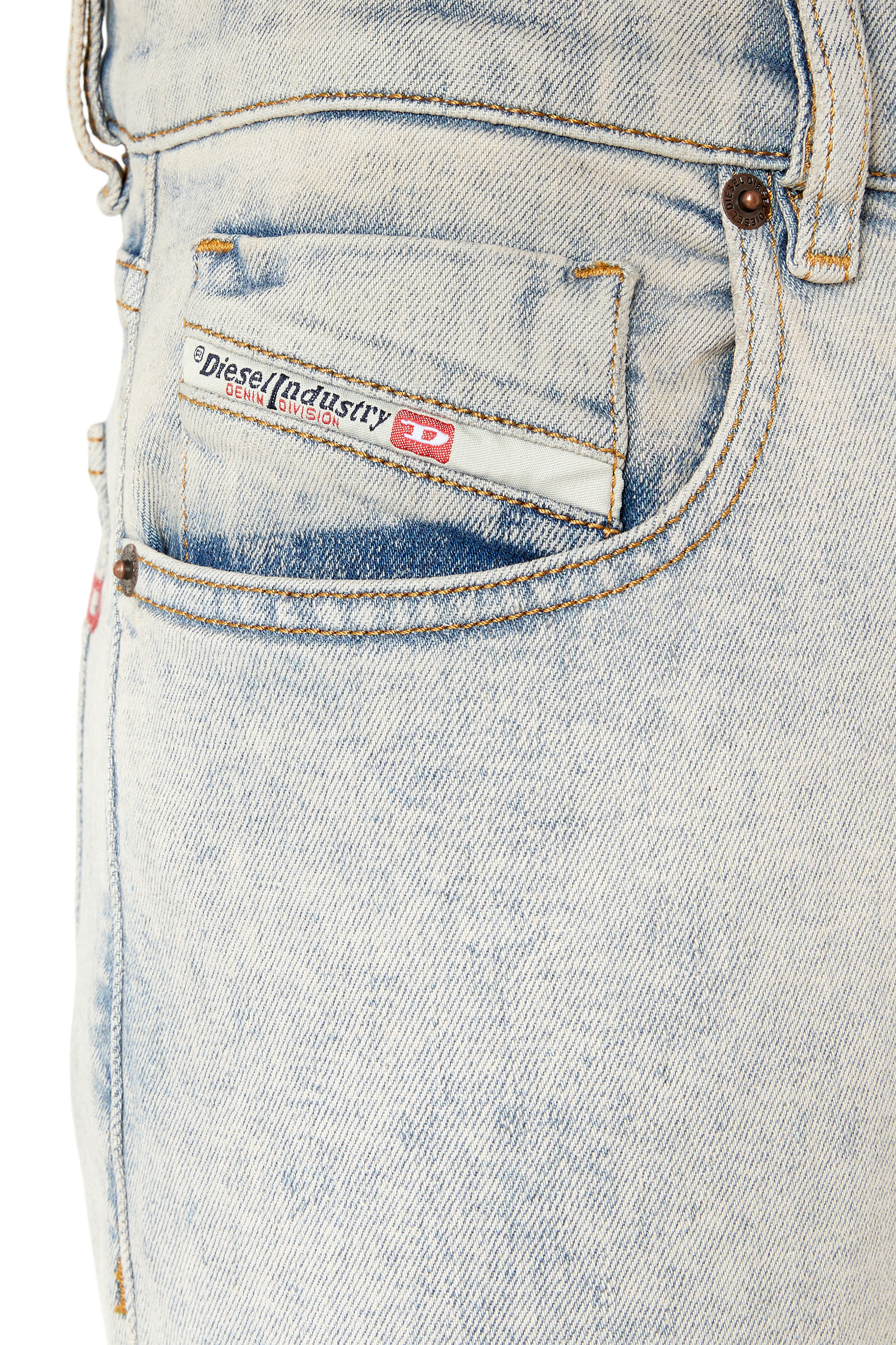 Diesel - 2019 D-Strukt 09F12 Slim Jeans, Medium blue - Image 3