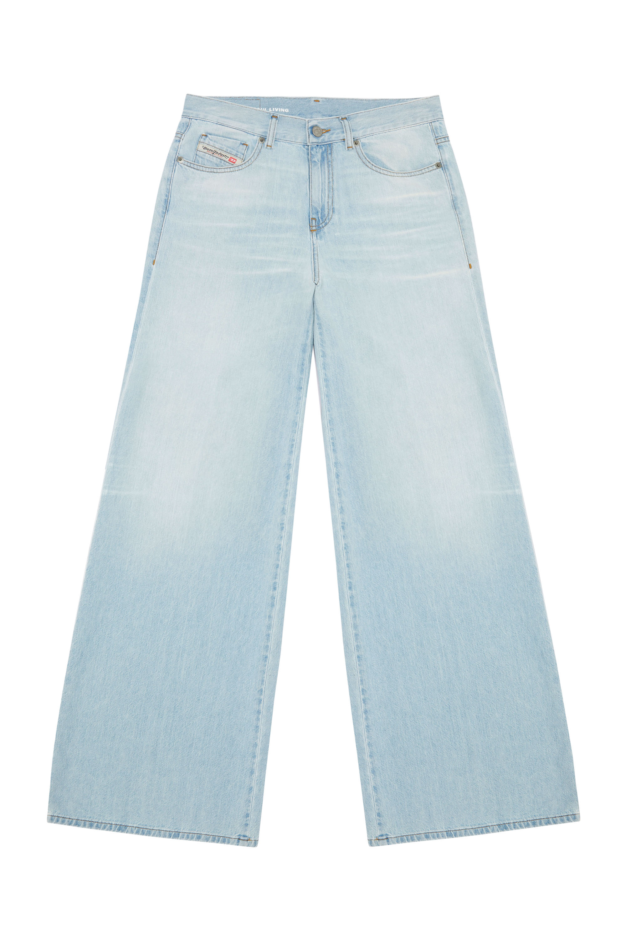 Diesel - 1978 D-Akemi 068ES Bootcut and Flare Jeans, Light Blue - Image 4