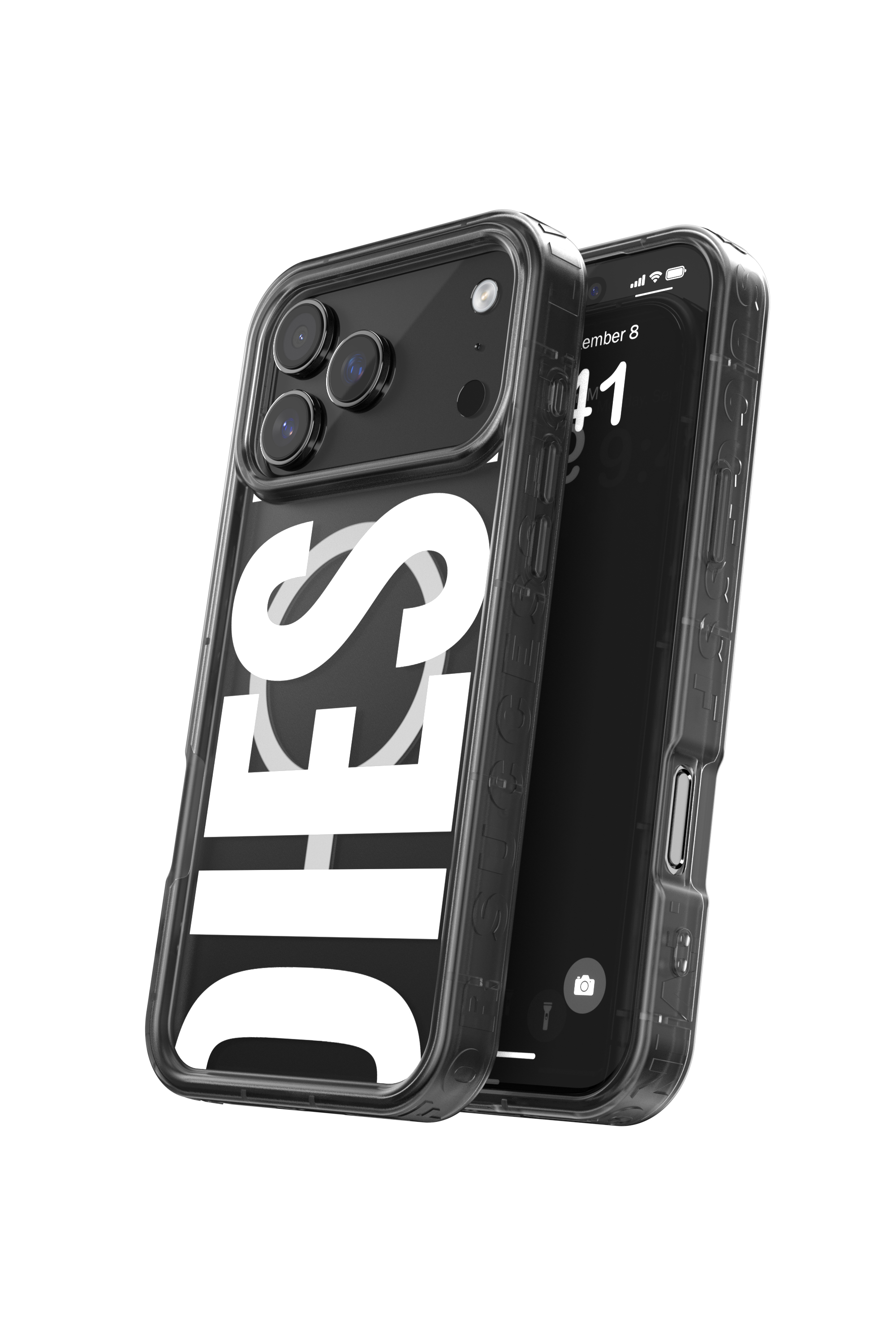Diesel - 60438 MOULDED CASE, Unisex's Biscotto bumper case with magsafe for iPhone 17 Pro Max in Black - 3