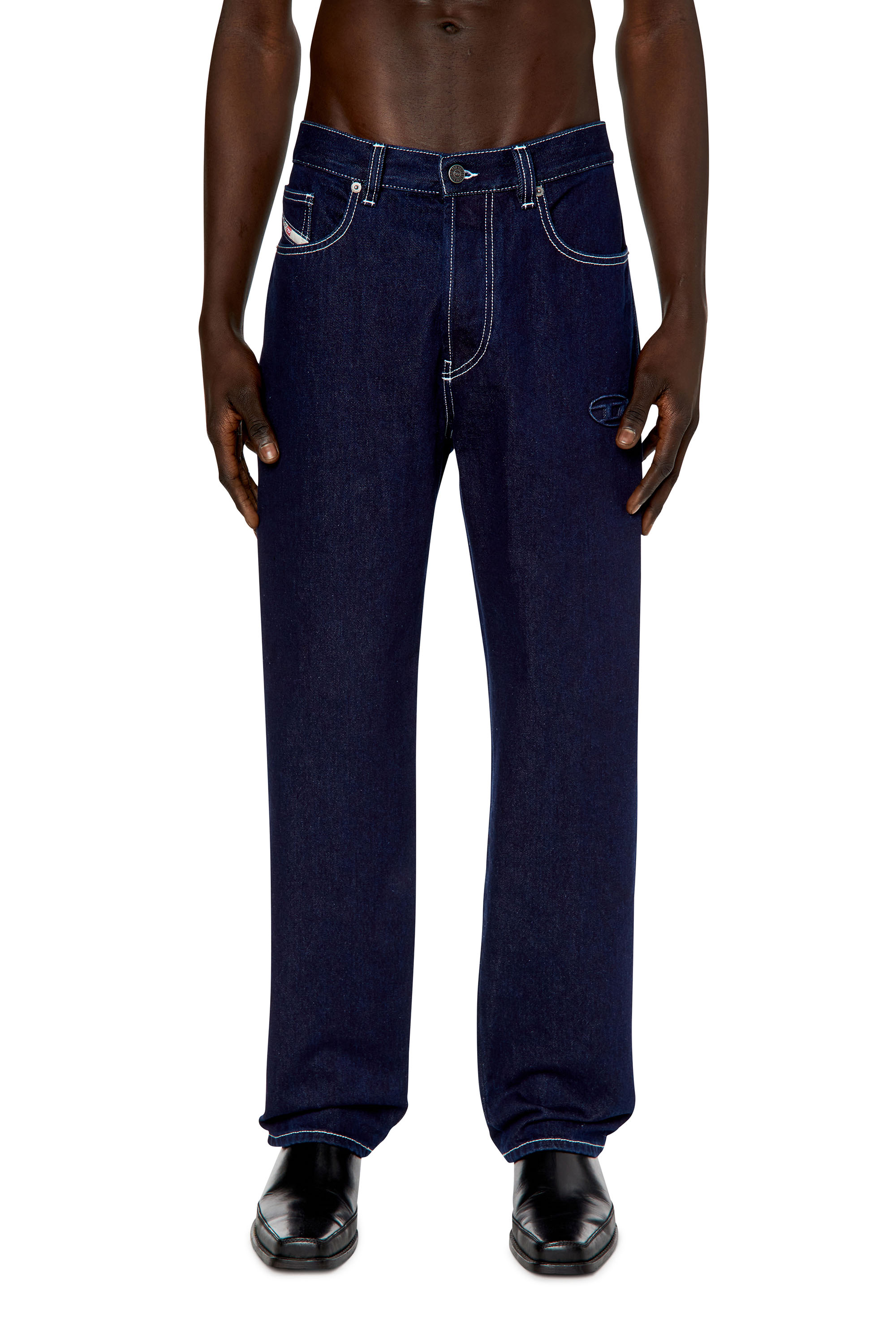 Diesel - 2010 D-Macs 09F19 Straight Jeans, Dark Blue - Image 1