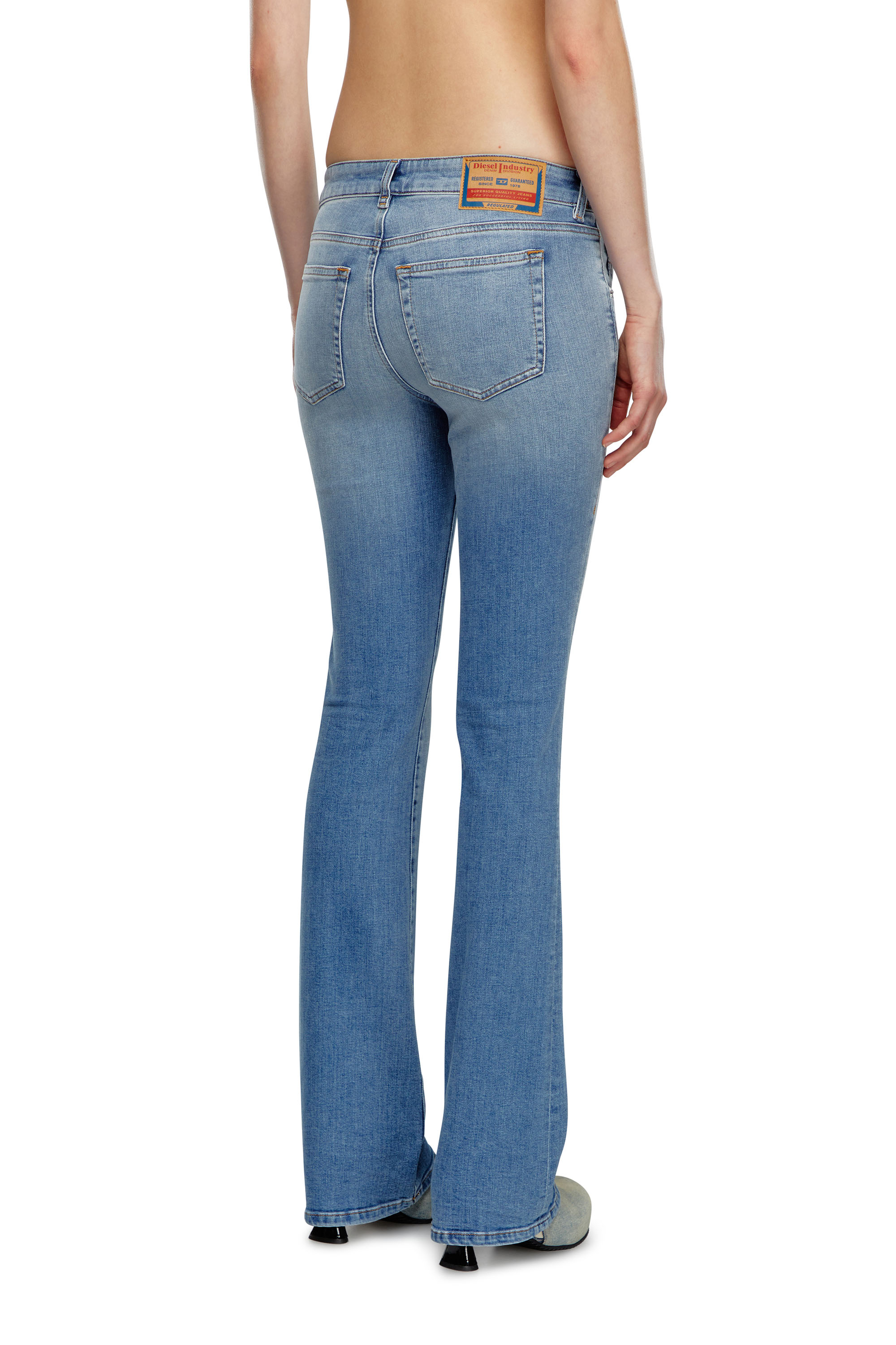 Diesel - Woman Bootcut and Flare Jeans 1969 D-Ebbey 09K06, Light Blue - Image 3