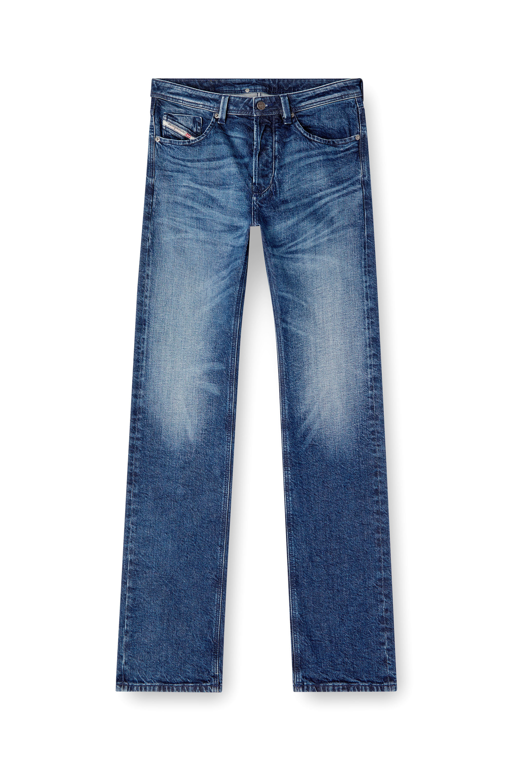 Regular Jeans 1985 Larkee 09L51, Dark Blue Diesel - Man's Regular Jeans 1985 Larkee 09L51, Dark Blue - 2