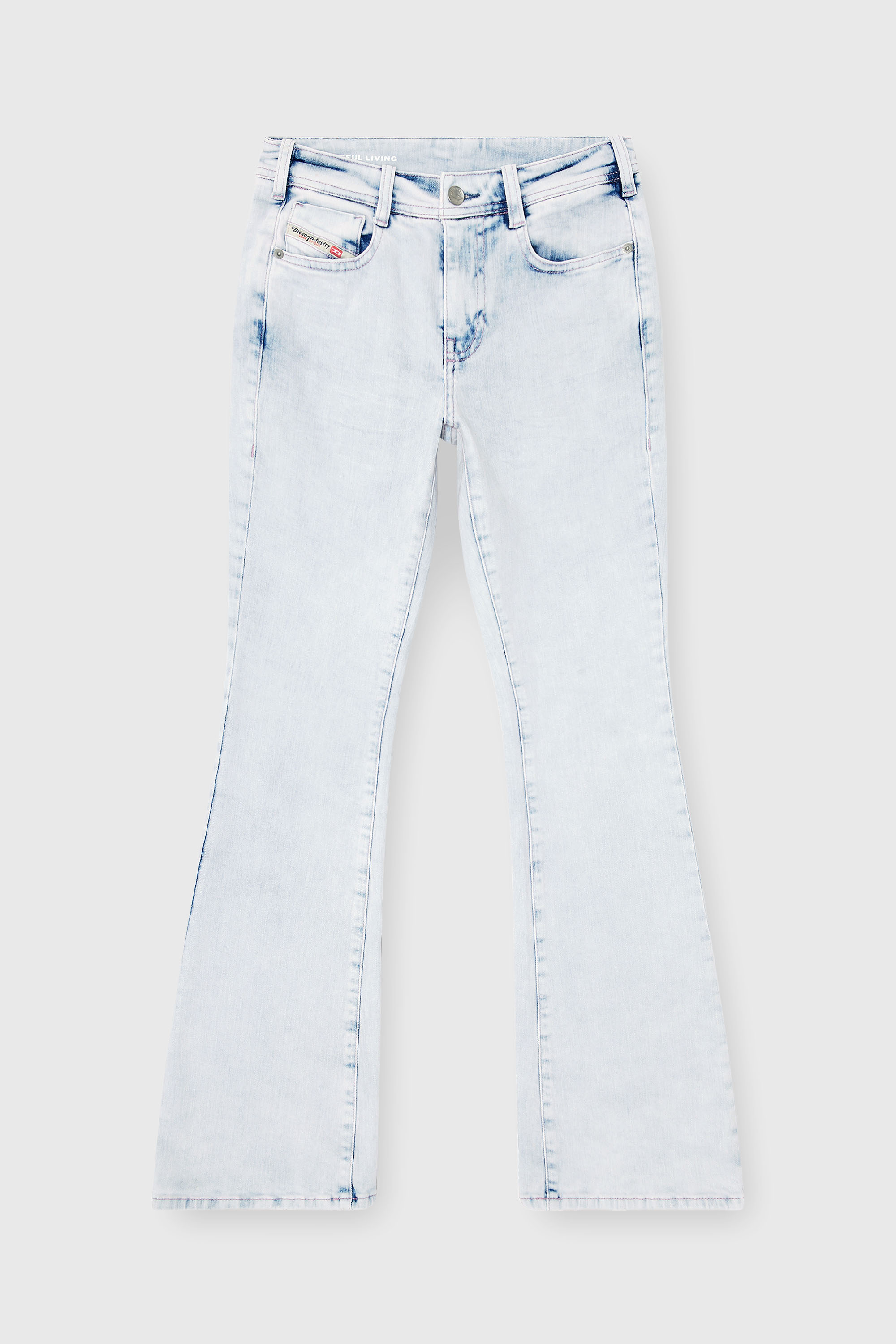 Diesel - Woman's Bootcut Jeans 1969 D-Ebbey 0HDBH, Light Blue - 2