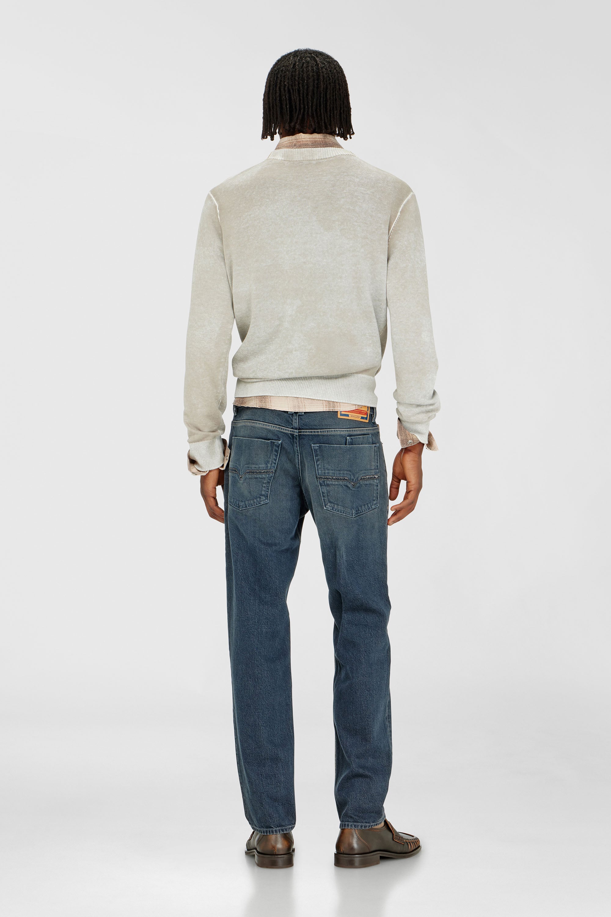 Diesel - Man's Regular Jeans 2023 D-Finitive 007GQ, Medium blue - 3